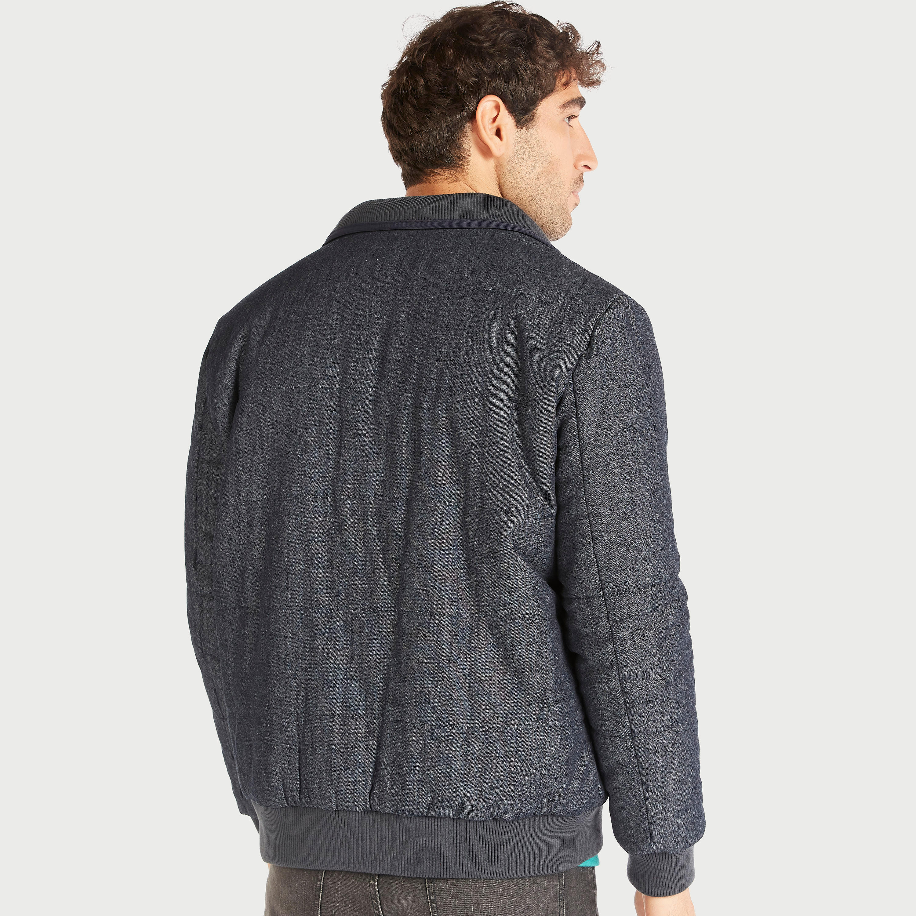 Solid Denim Jacket with Zip Closure and Pockets-men-clothing-jacketsandblazers-jackets-image-4