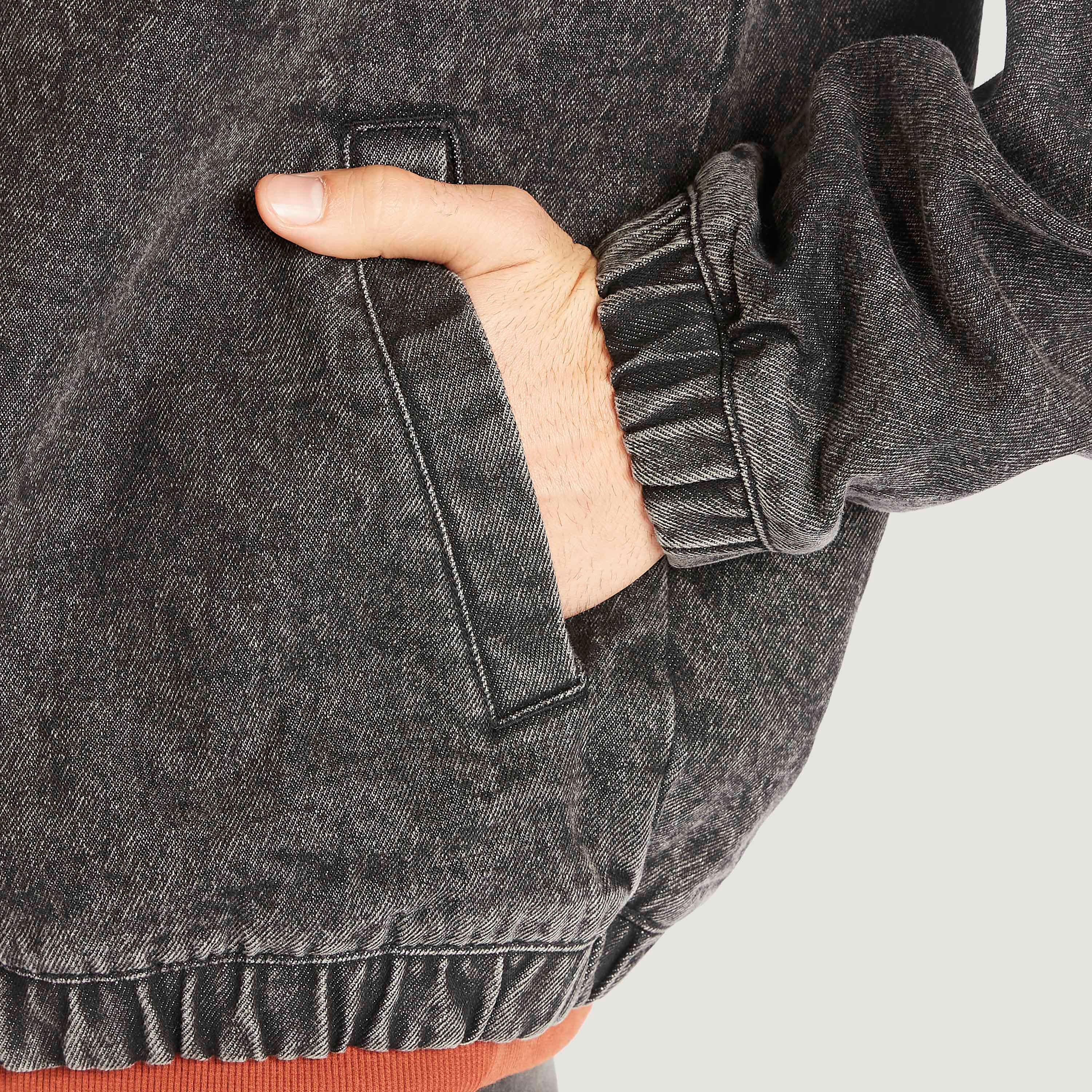 جاكيت دنيم سادة بسحّاب إغلاق وجيوب-men-clothing-jacketsandblazers-jackets-image-5