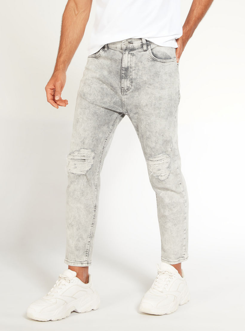 Solid Mid-Rise Jeans with Button Closure and Pockets-men-clothing-bottoms-jeans-image-6