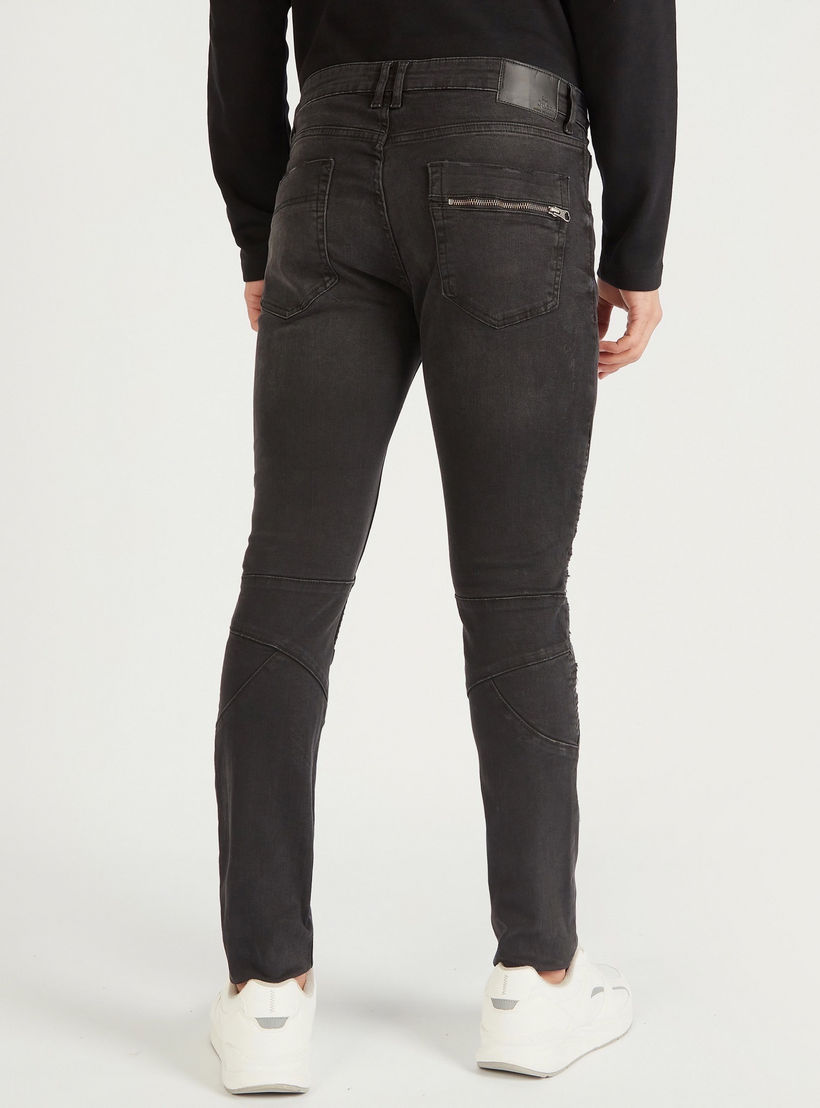 Solid Jeans with Pockets and Button Closure-men-clothing-bottoms-jeans-image-4