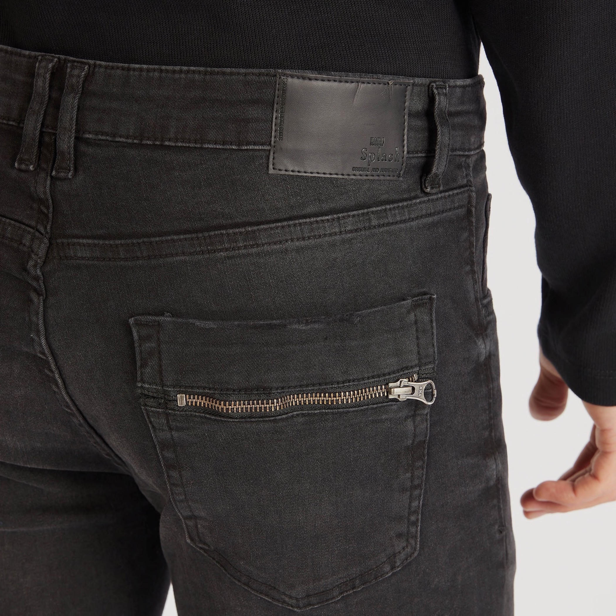 Solid Jeans with Pockets and Button Closure-men-clothing-bottoms-jeans-image-5