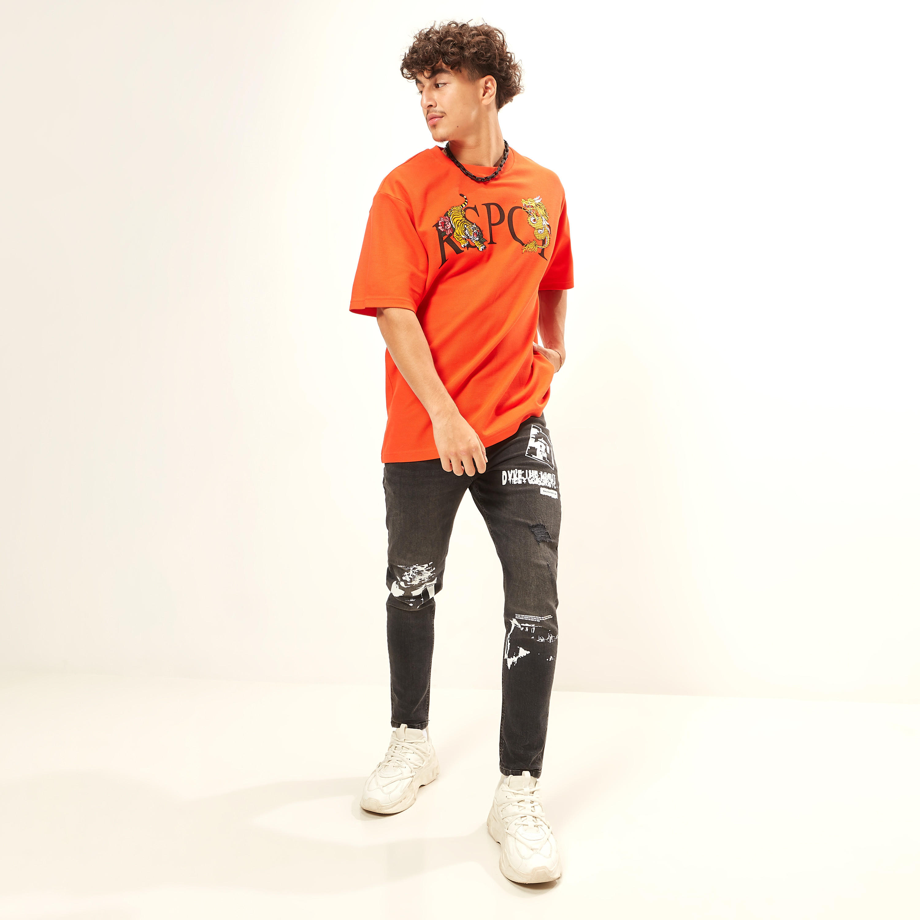 Ripped Carrot Fit Denim Jeans with Button Closure-men-clothing-bottoms-jeans-image-13