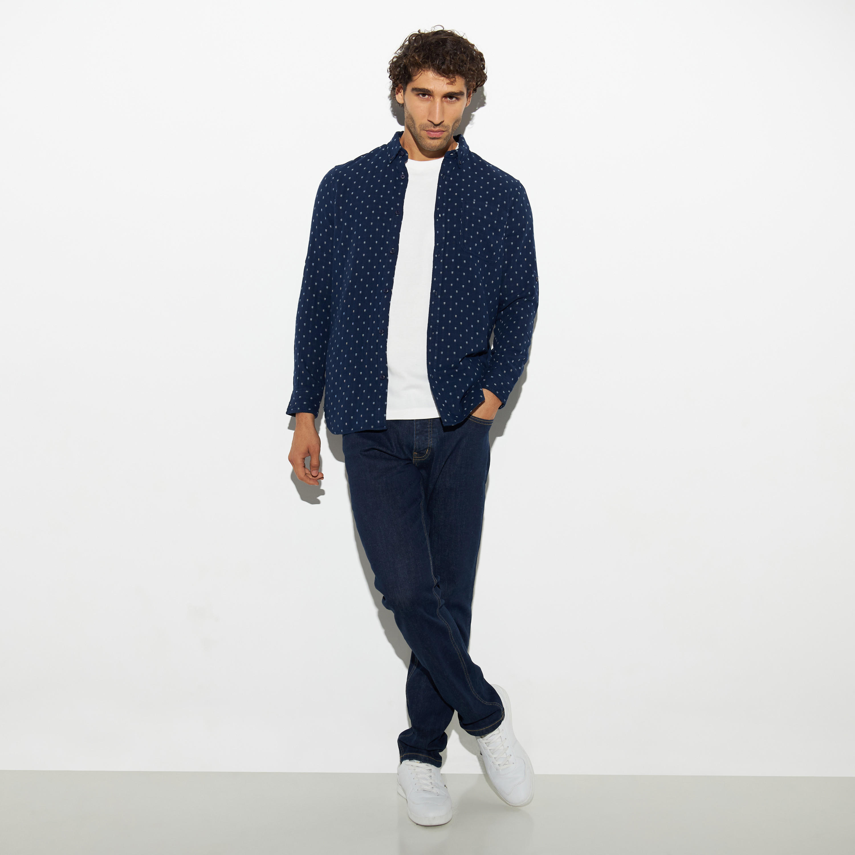 Slim Fit Jeans with Pockets-men-clothing-bottoms-jeans-image-2