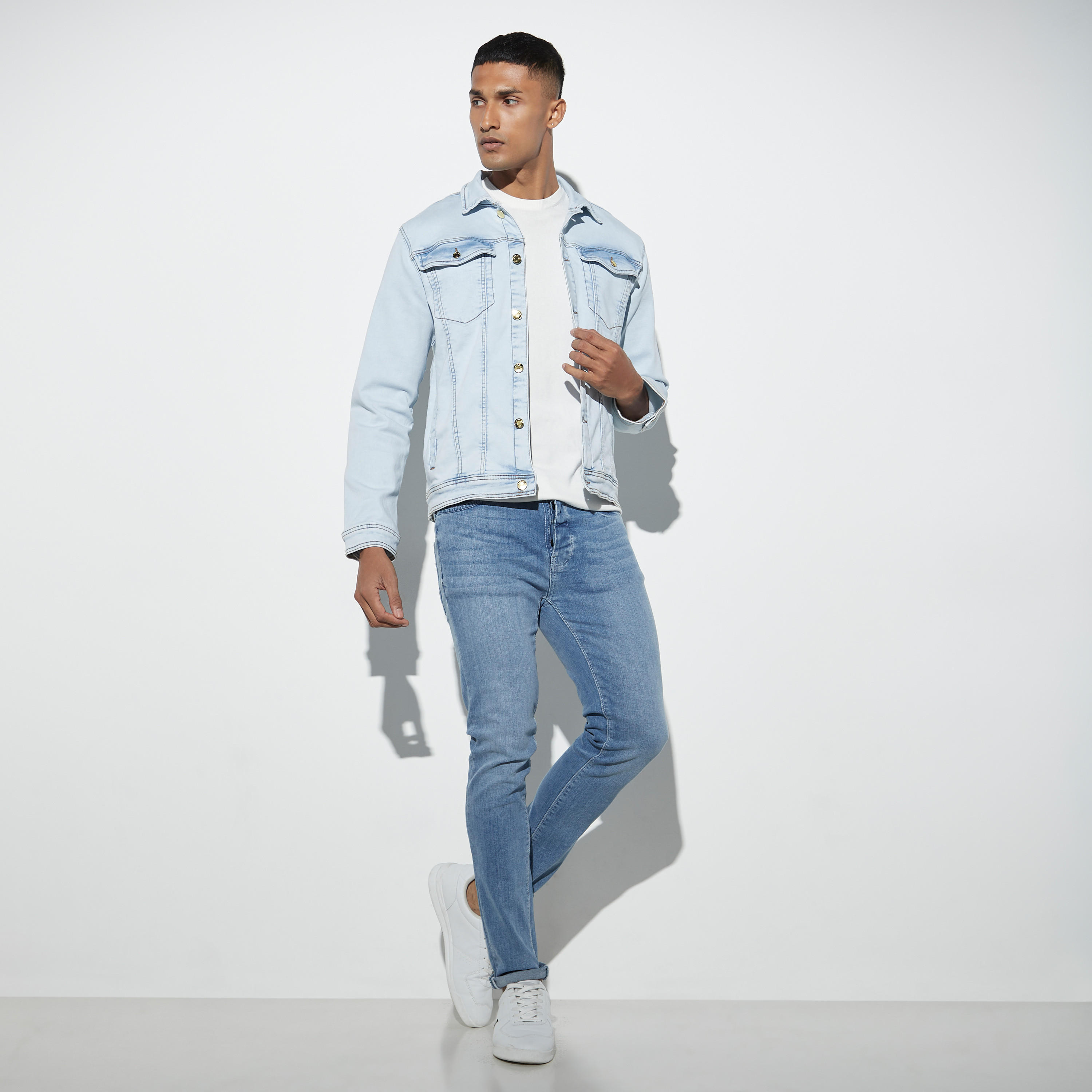 Solid Trucker Jacket with Pockets-men-clothing-jacketsandblazers-jackets-image-2