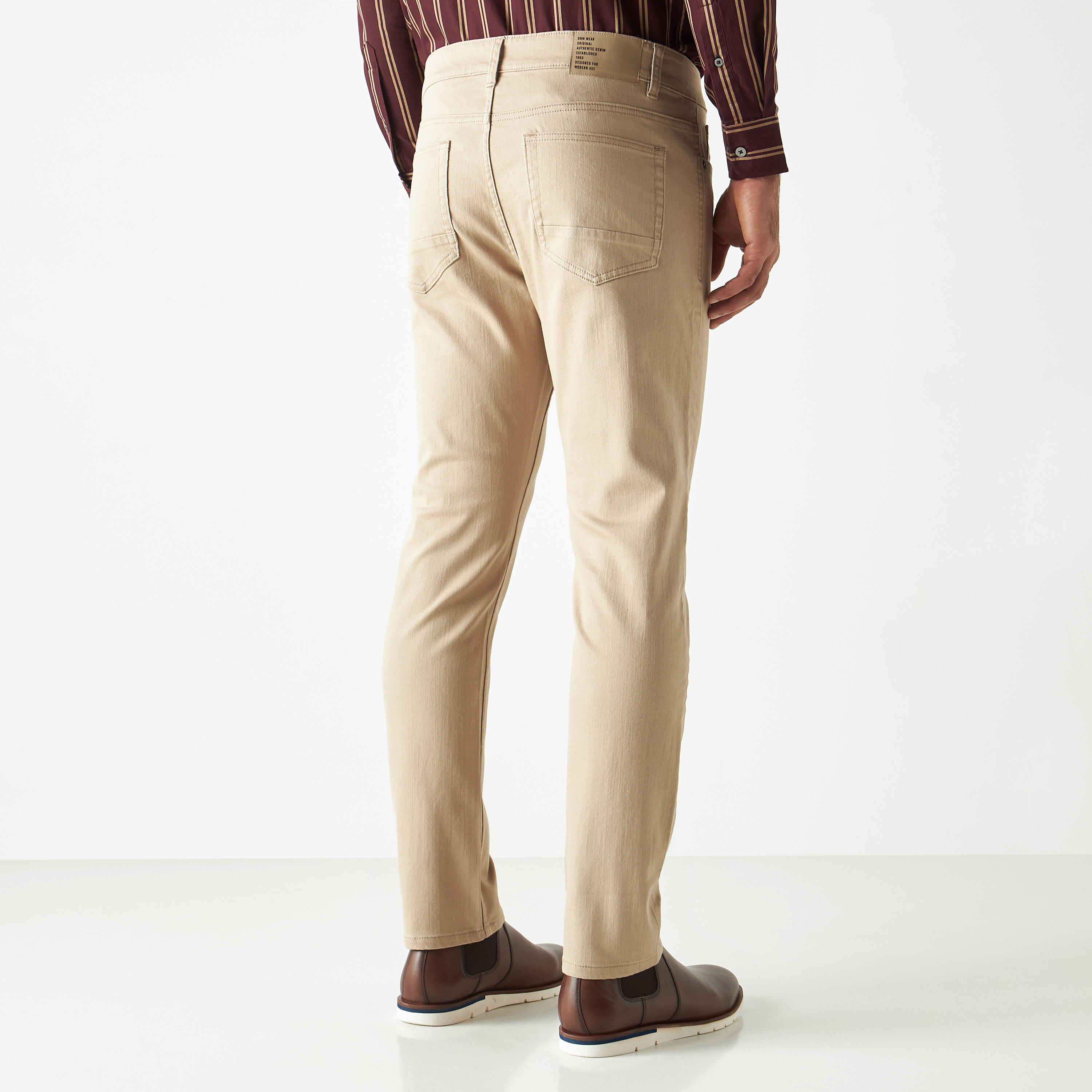 Solid Slim Fit Jeans with Pockets-men-clothing-bottoms-jeans-image-3
