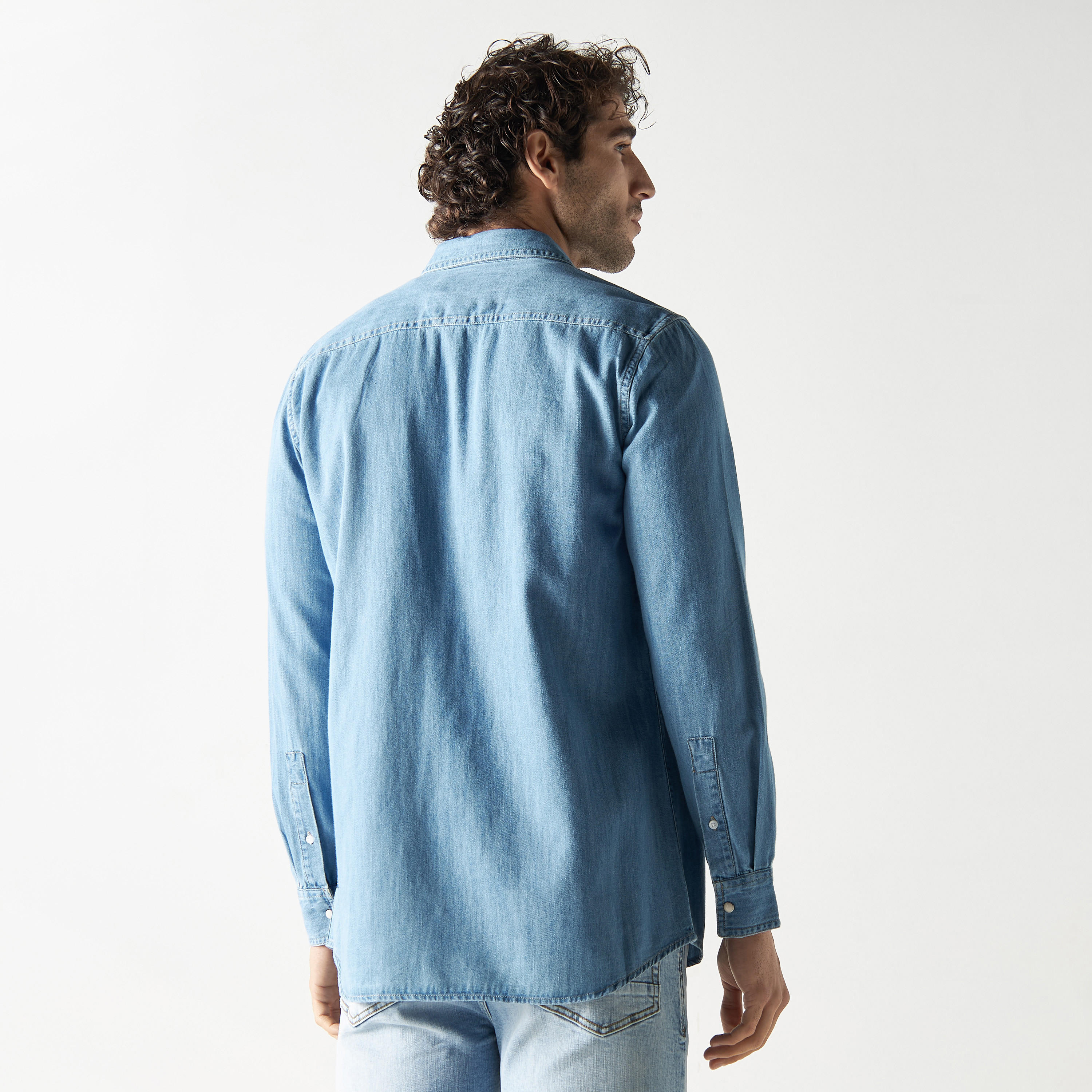 قميص بأكمام طويلة وجيوب-men-clothing-shirts-image-2
