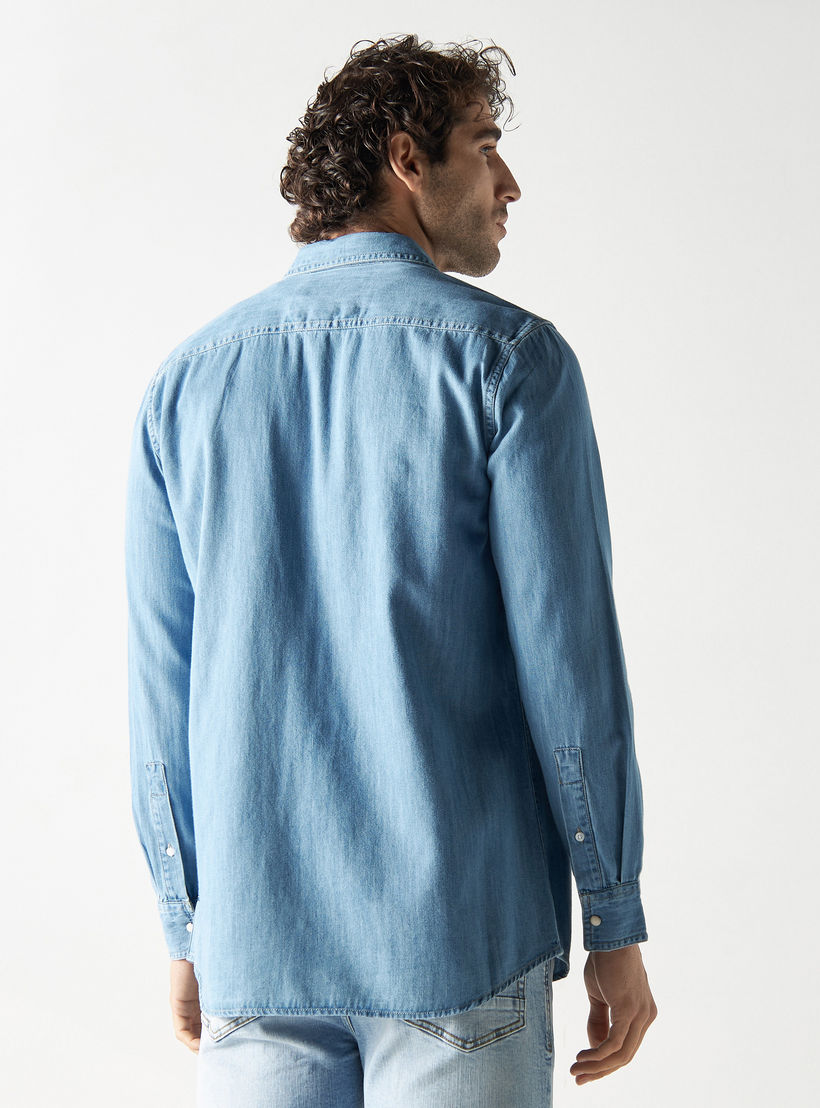 قميص بأكمام طويلة وجيوب-men-clothing-shirts-image-2