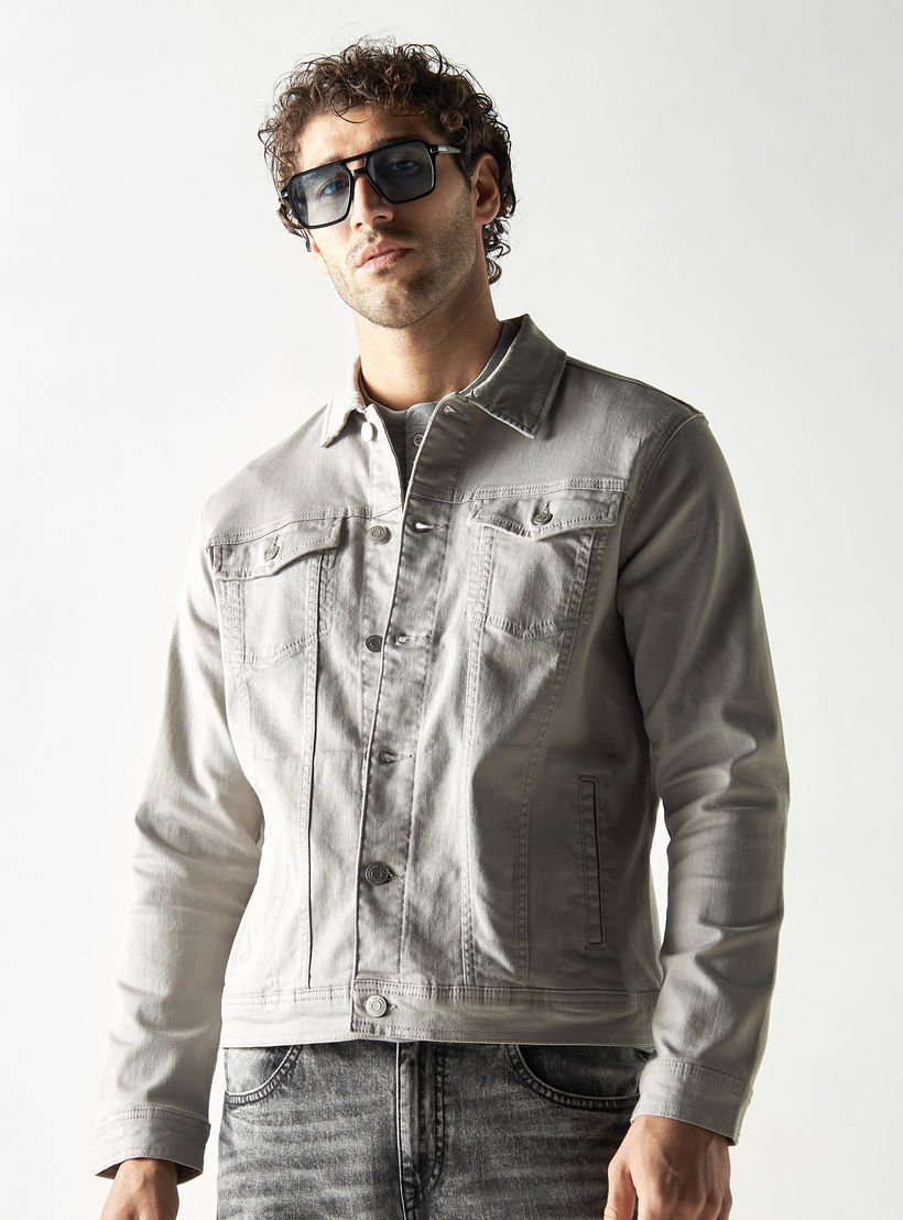 جاكيت دنيم بأكمام طويلة وجيوب-men-clothing-jacketsandblazers-jackets-image-5
