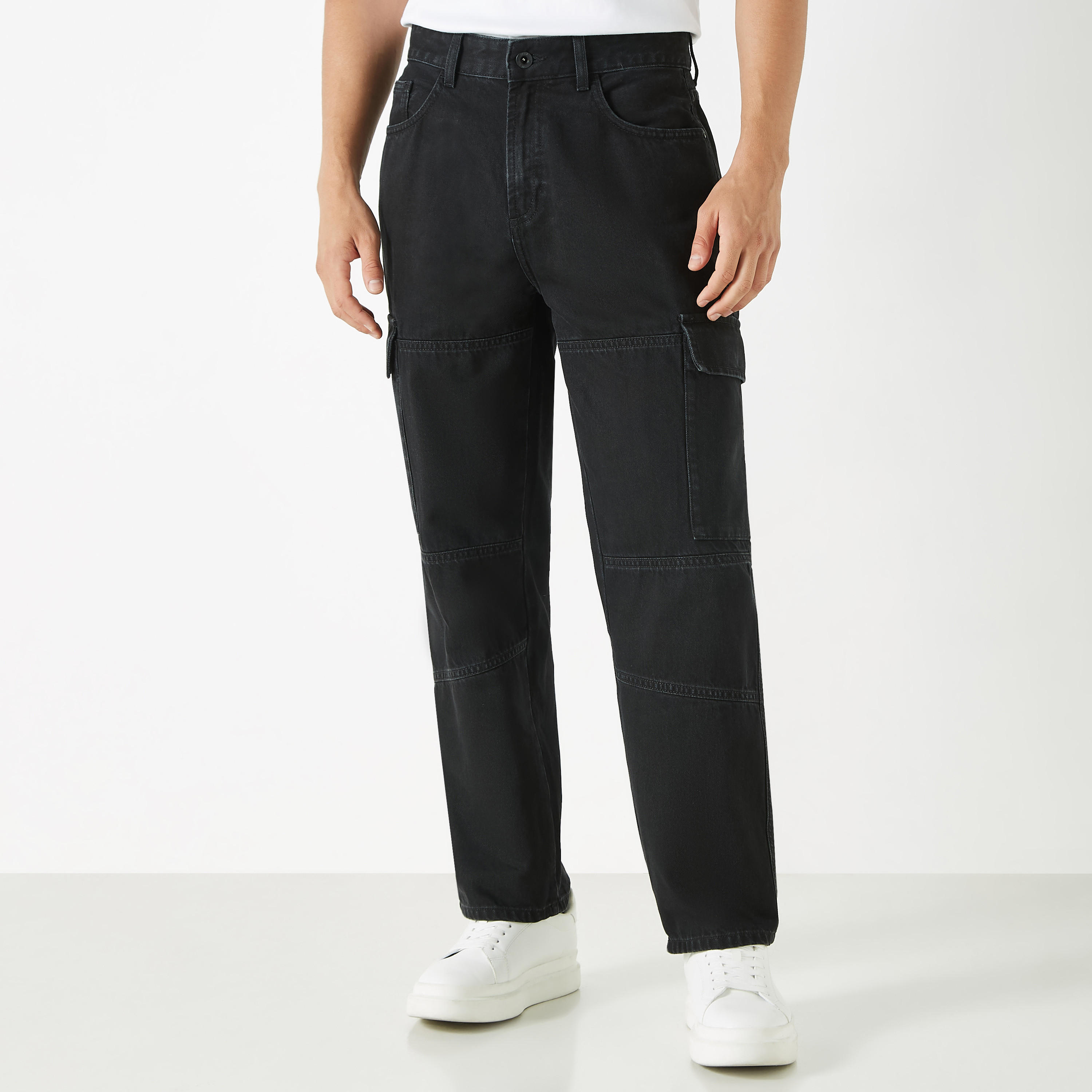 Relaxed Fit Cargo Jeans with Pockets-men-clothing-bottoms-jeans-image-13