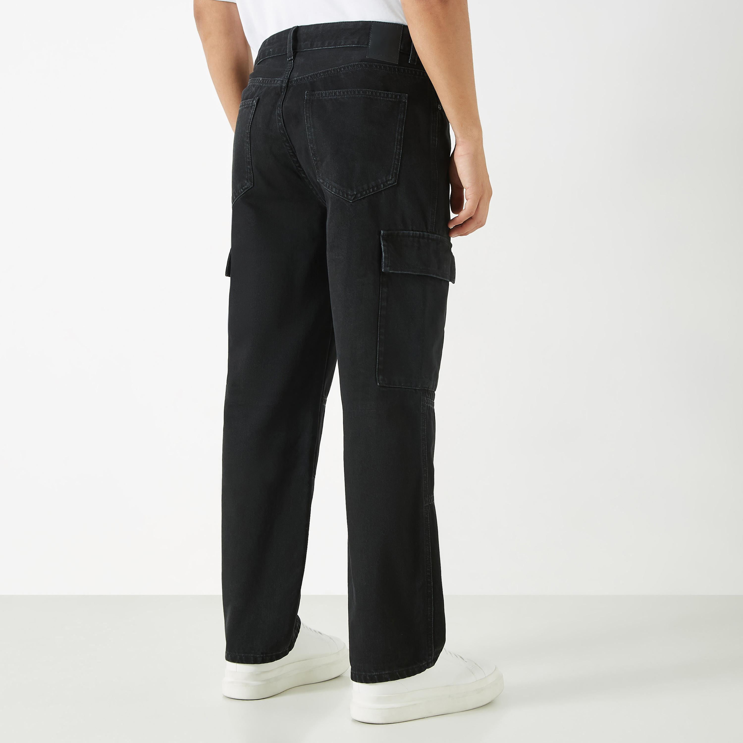 Relaxed Fit Cargo Jeans with Pockets-men-clothing-bottoms-jeans-image-15