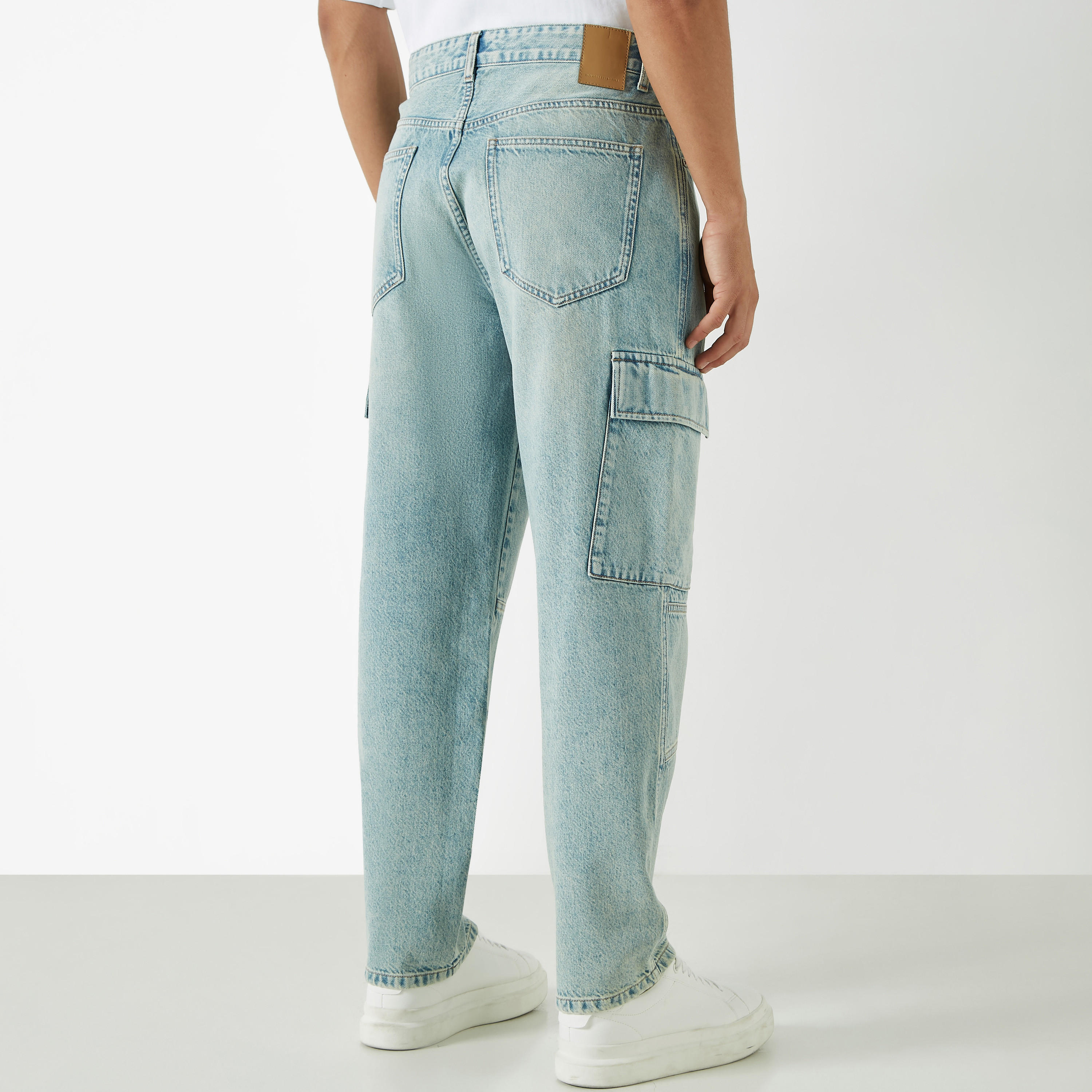 Relaxed Fit Cargo Jeans with Pockets-men-clothing-bottoms-jeans-image-11