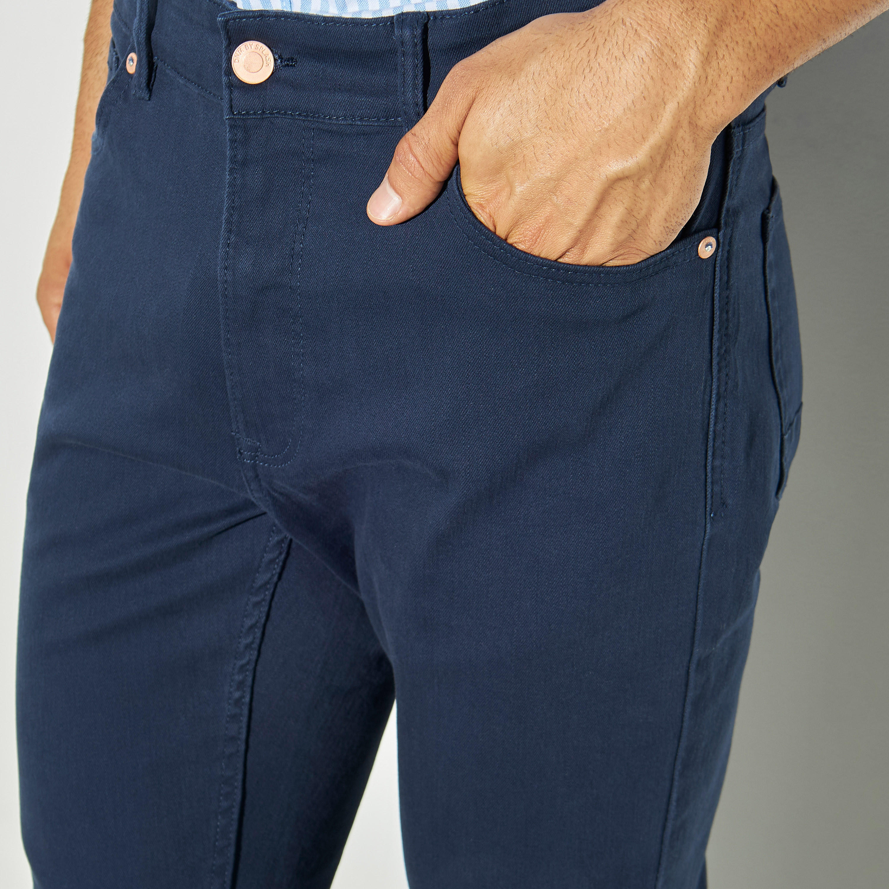 Slim Fit Solid Jeans with Button Closure-men-clothing-bottoms-jeans-image-4