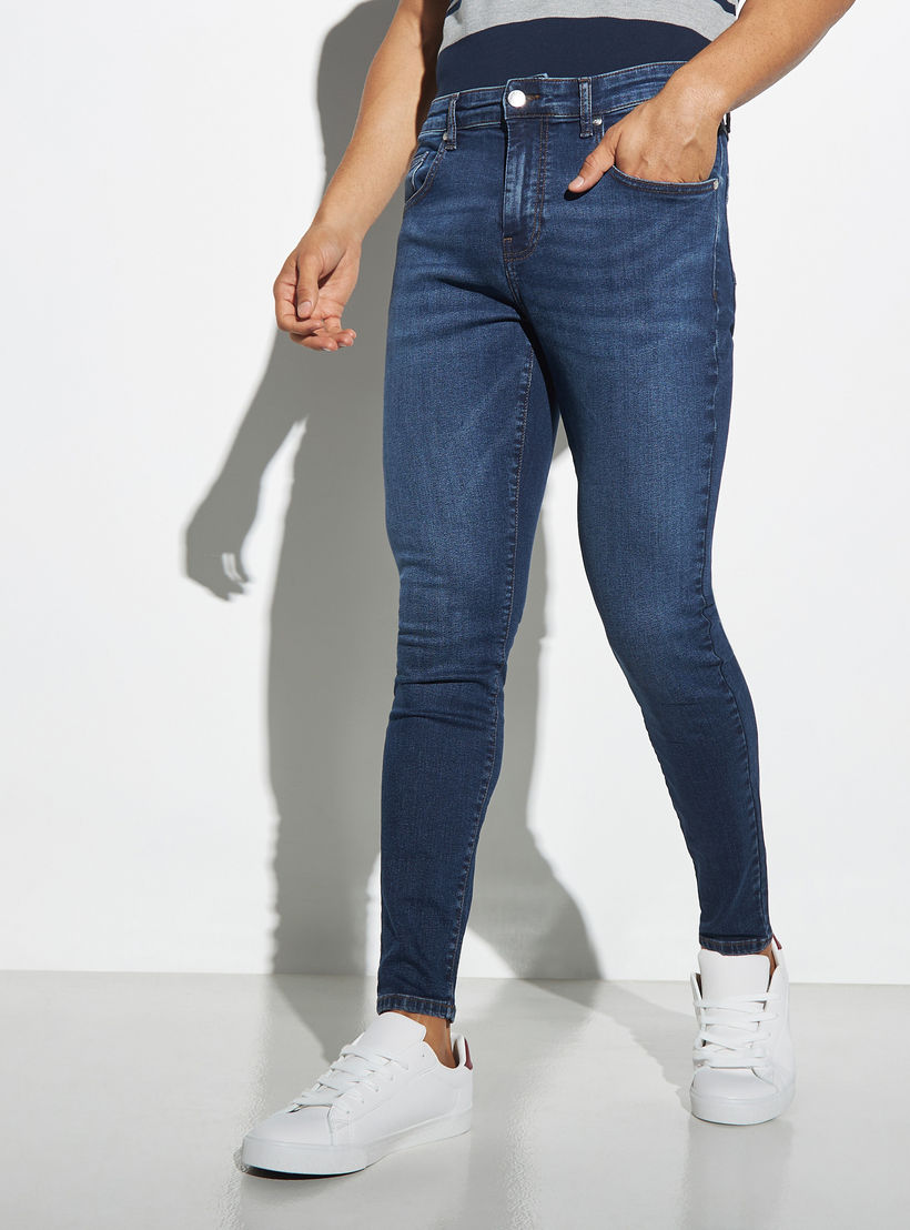 Skinny Fit Jeans with Pockets-men-clothing-bottoms-jeans-image-1