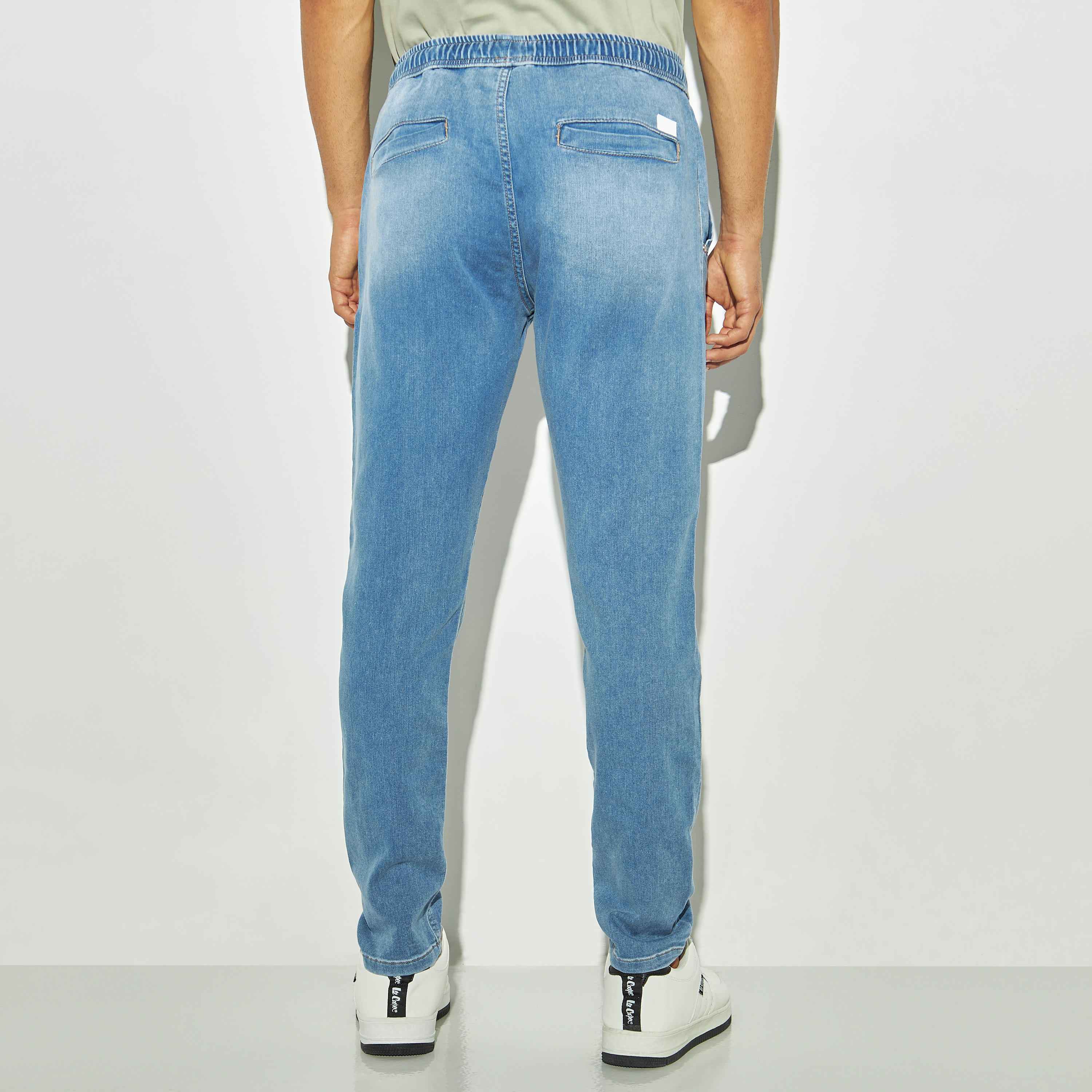 Relaxed Fit Solid Jeans with Drawstring Closure-men-clothing-bottoms-jeans-image-3