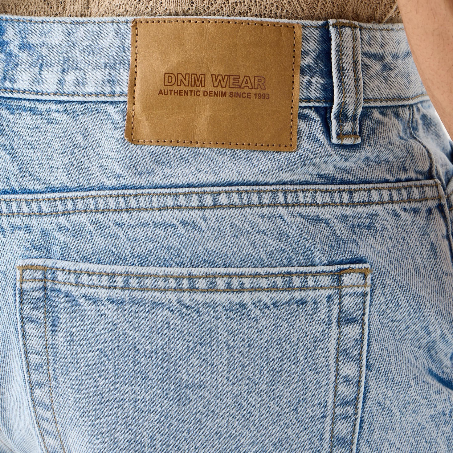 Denim Shorts with Button Closure and Pockets-men-clothing-bottoms-shorts-image-5