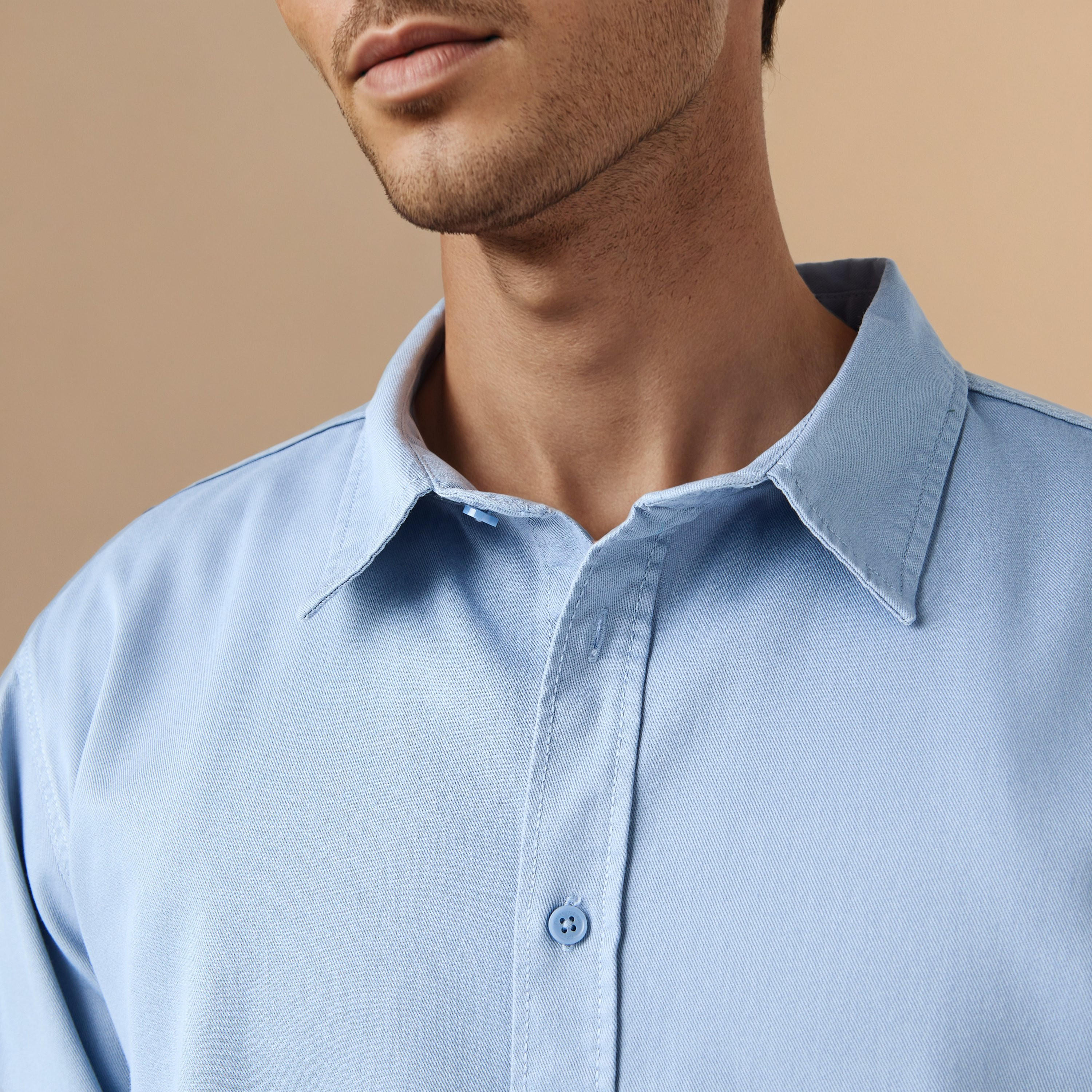 قميص بقصة عادية وأكمام طويلة-men-clothing-shirts-image-2