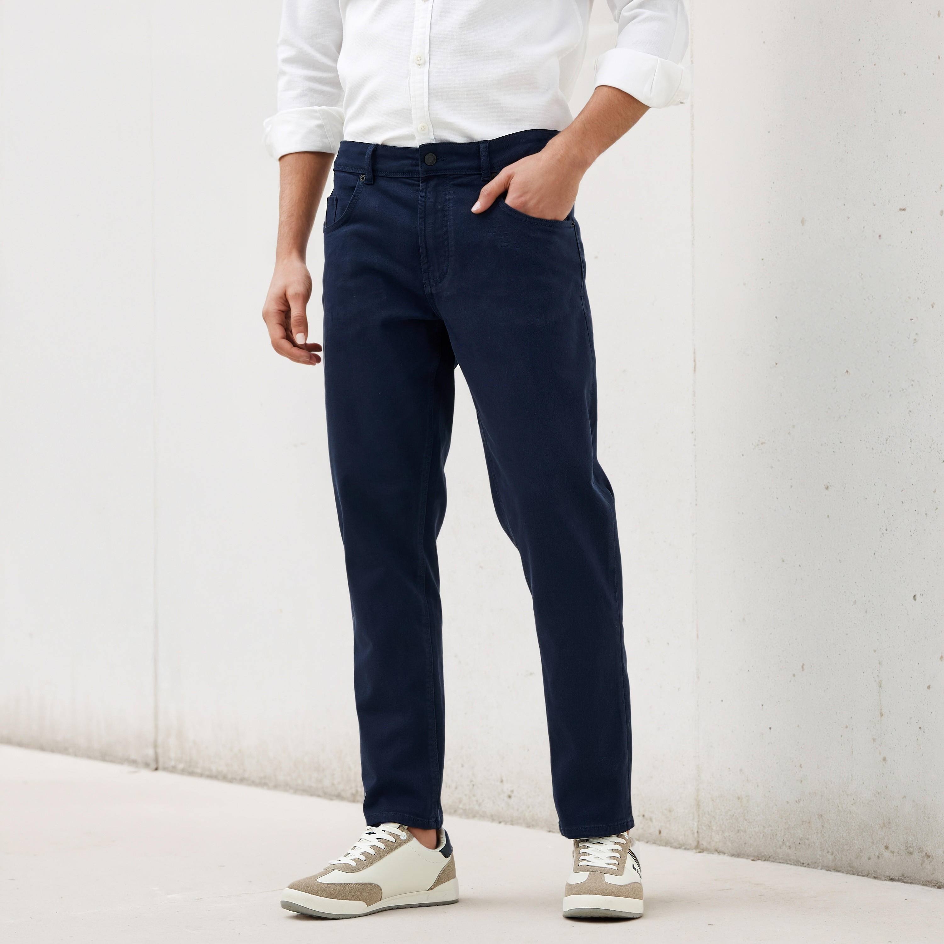 Slim Fit Jeans with Pockets-men-clothing-bottoms-jeans-image-1