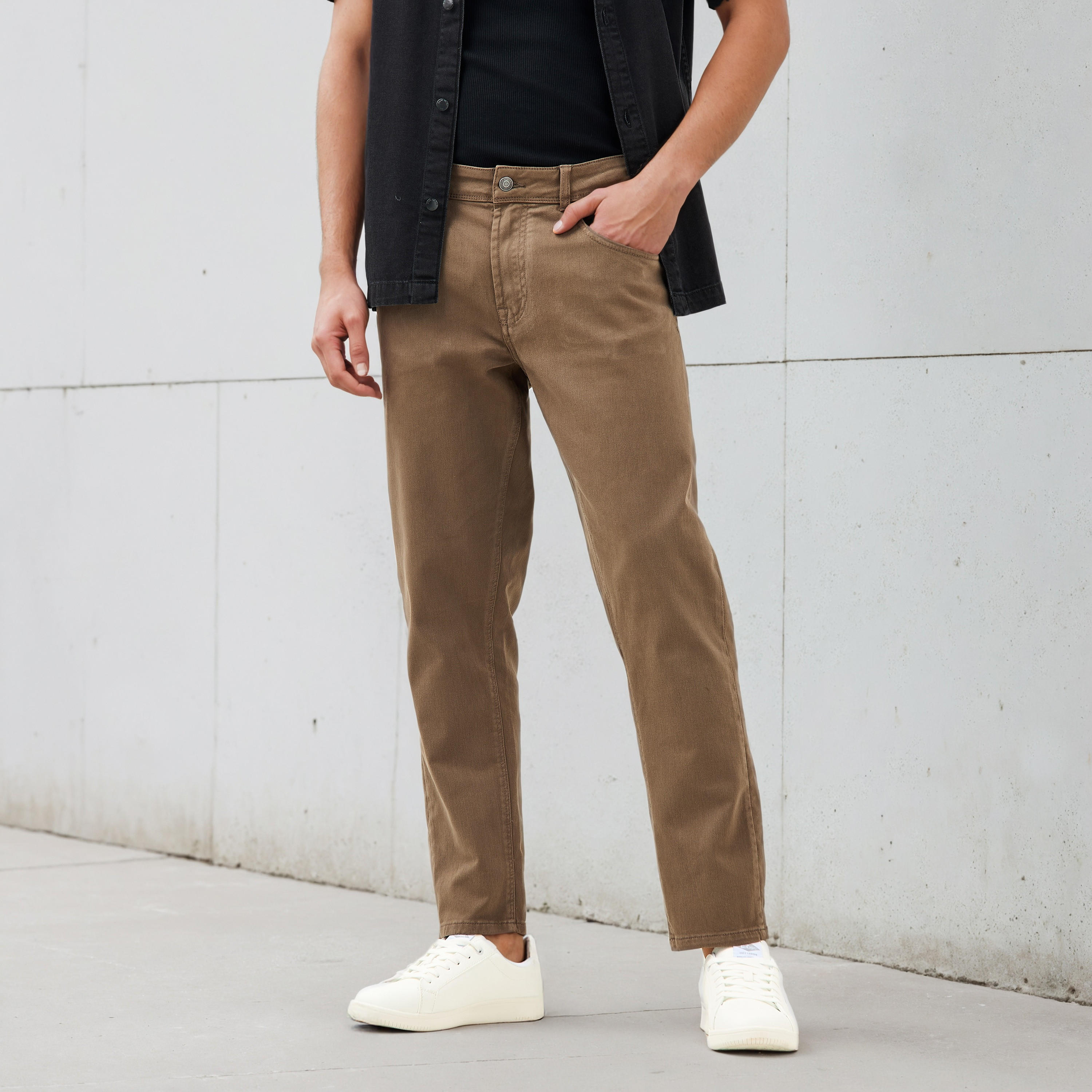 Slim Fit Jeans with Pockets-men-clothing-bottoms-jeans-image-1
