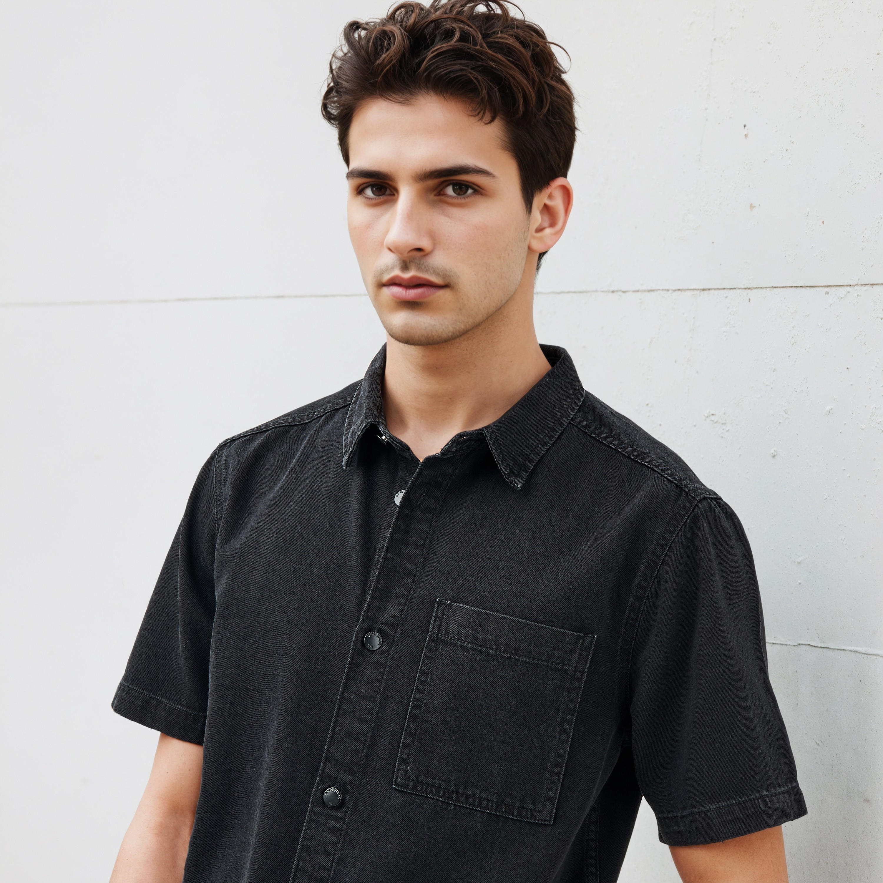 Relaxed Fit Shirt with Pocket-men-clothing-shirts-image-5