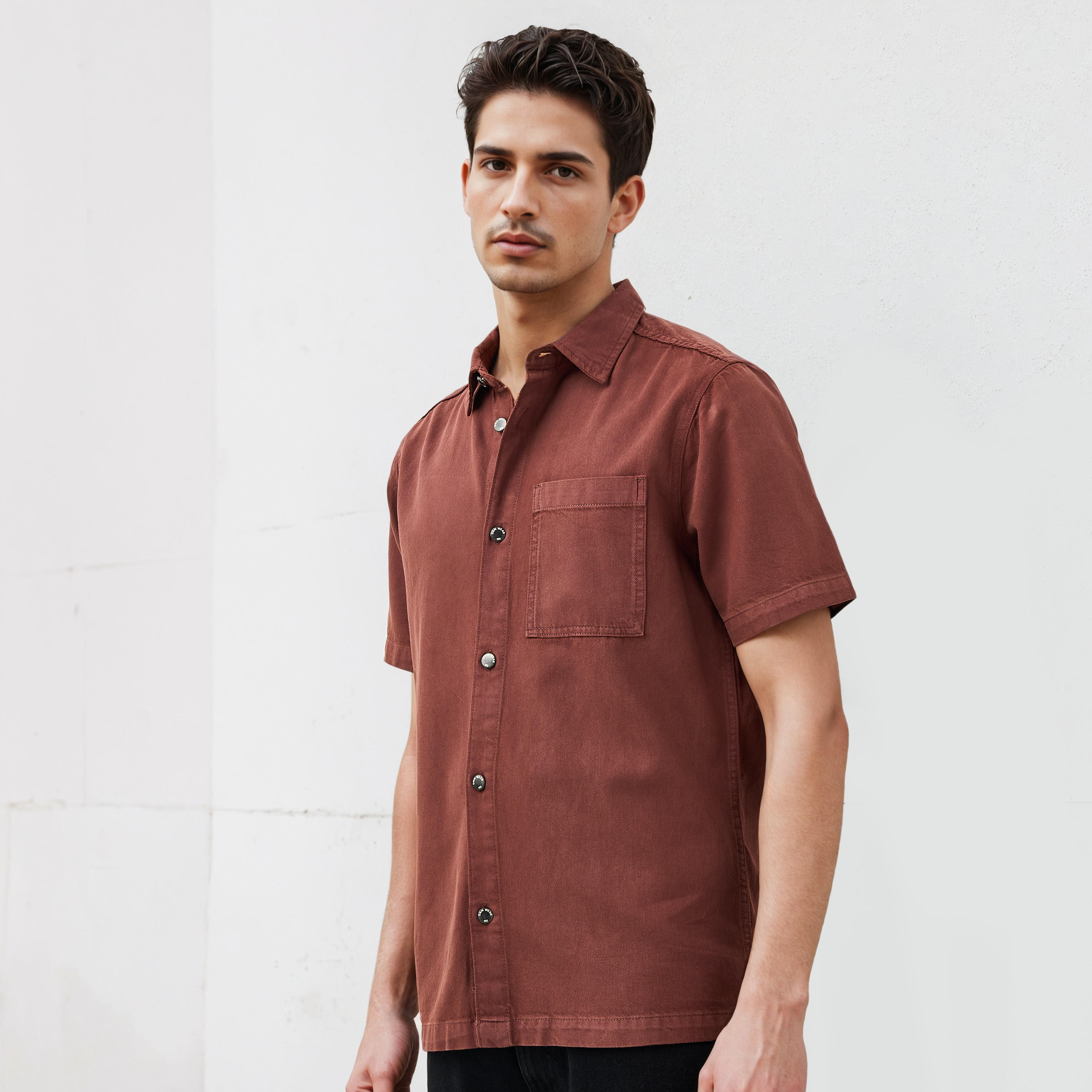 Relaxed Fit Shirt with Pocket-men-clothing-shirts-image-1
