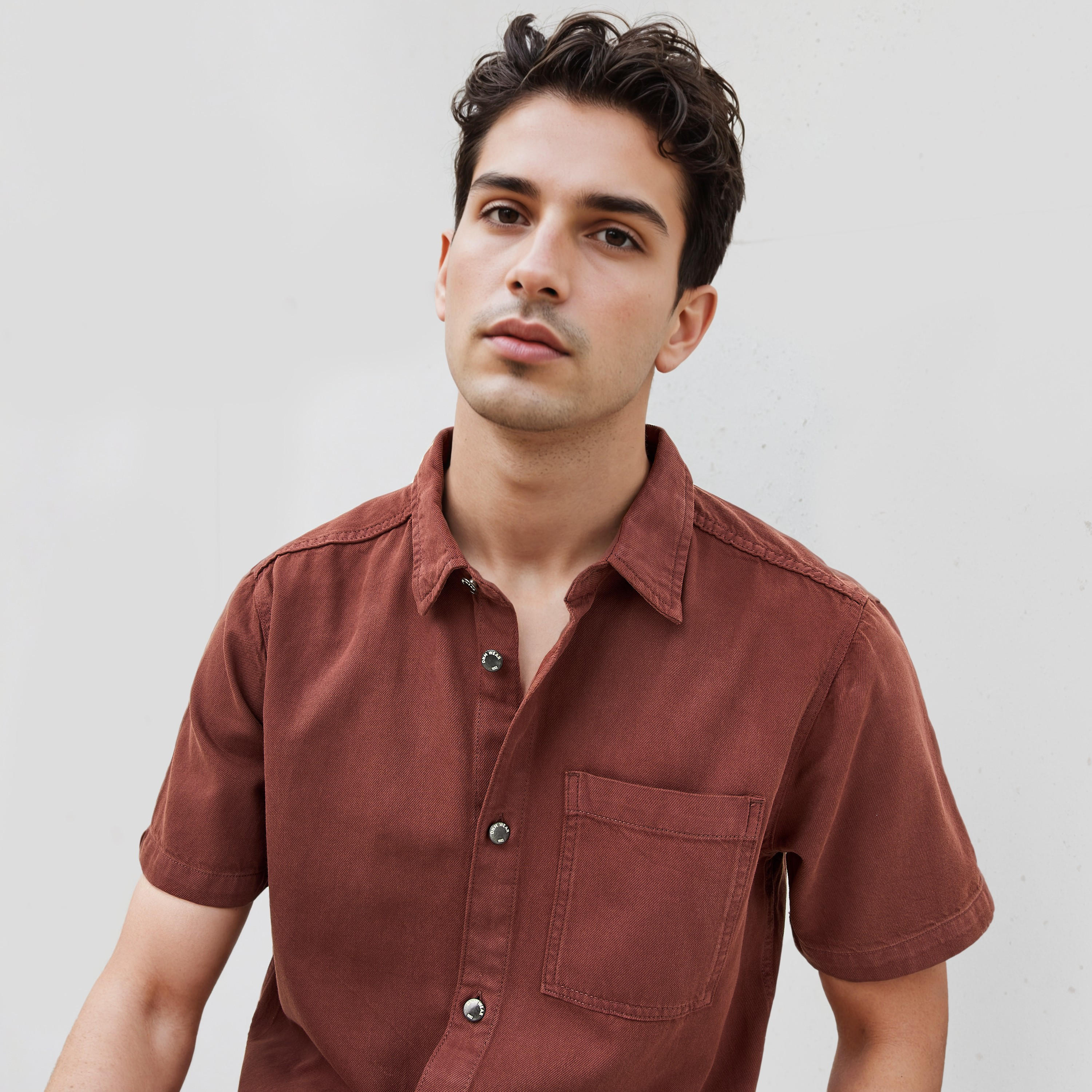 Relaxed Fit Shirt with Pocket-men-clothing-shirts-image-4