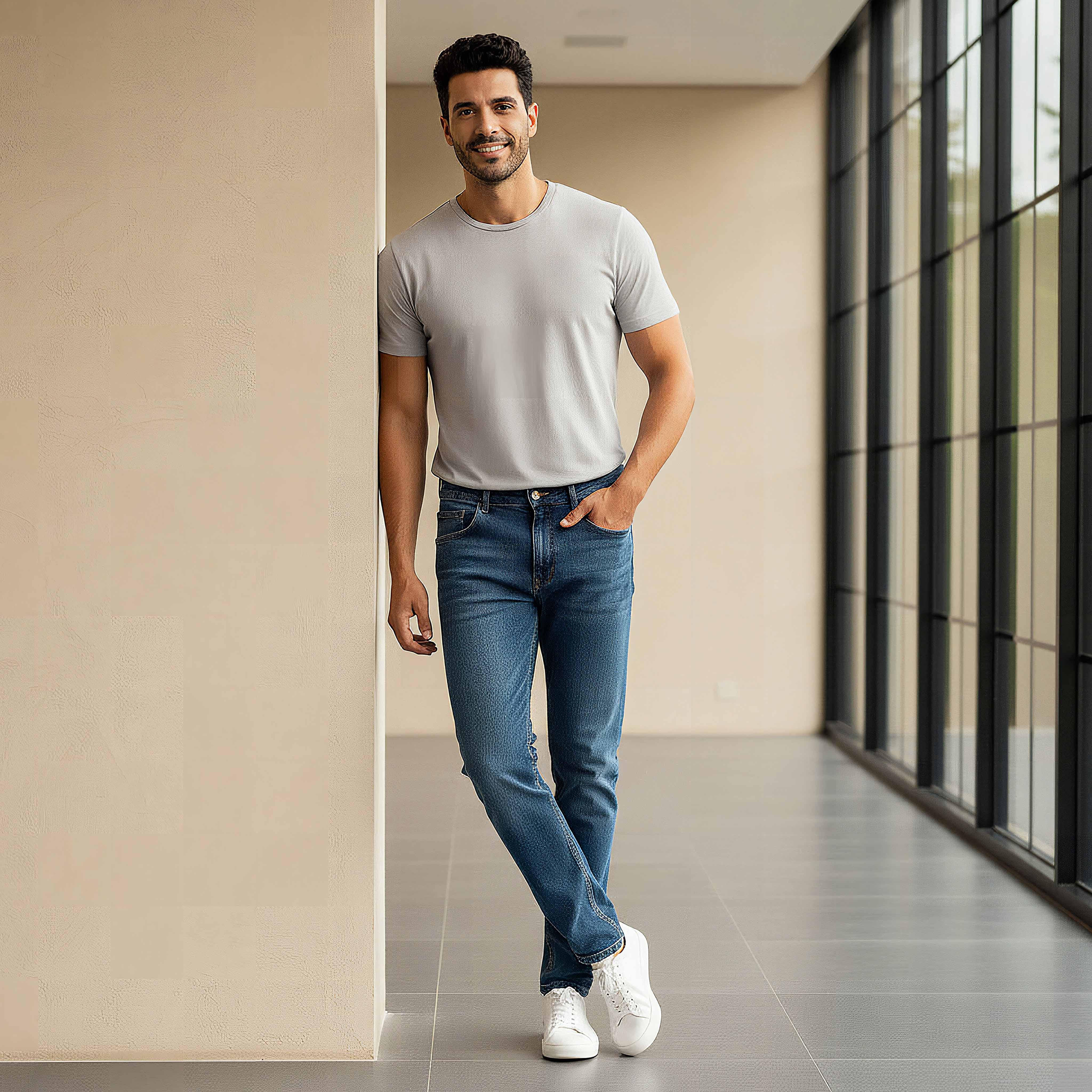 Men Straight Fit Mid-Rise Jeans-men-clothing-jeans-image-2