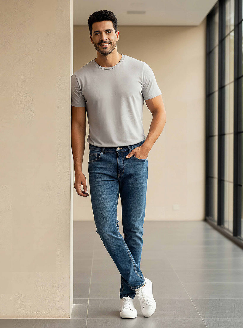 Men Straight Fit Mid-Rise Jeans-men-clothing-jeans-image-2