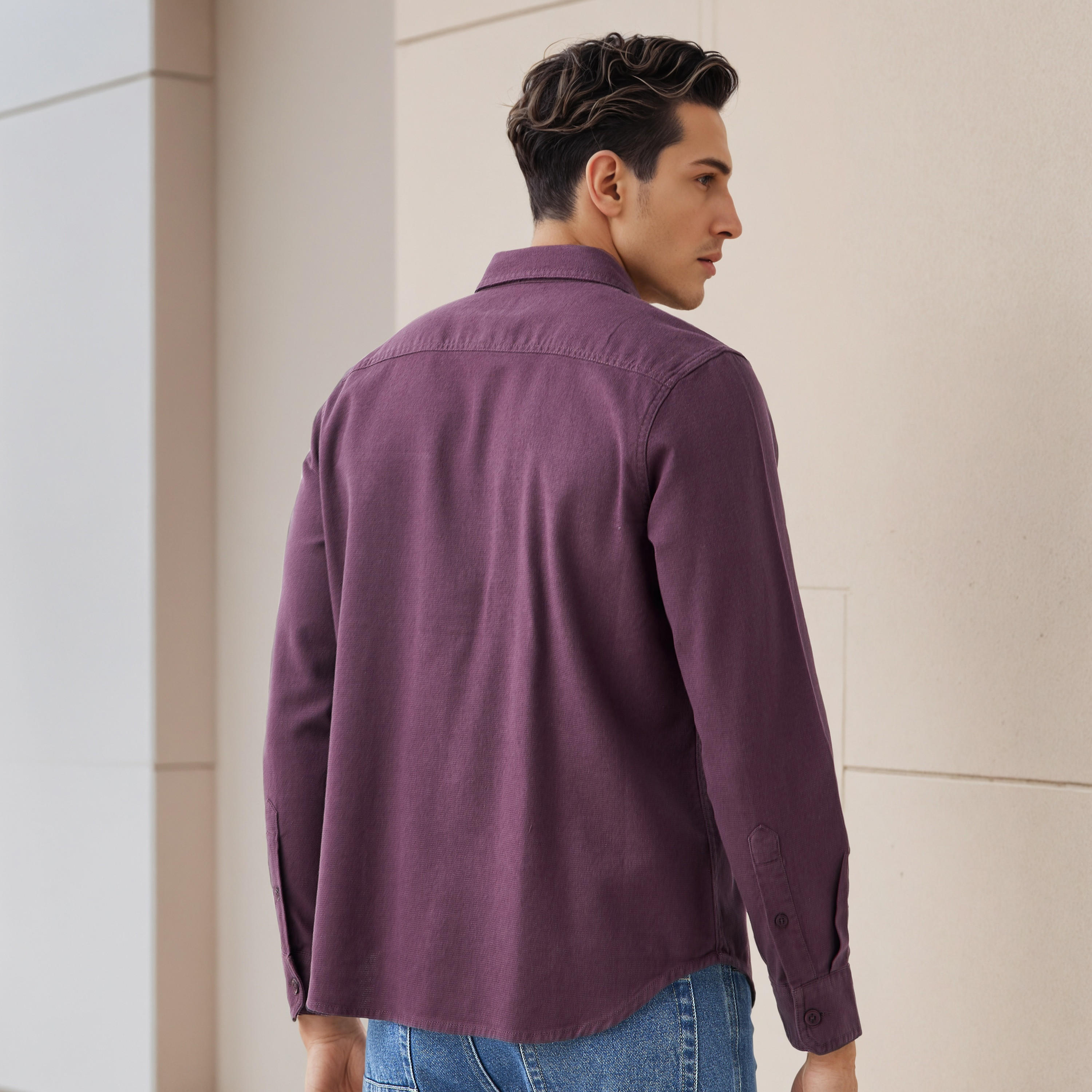 Regular Fit Linen Blend Shirt-PROMO_SP_KW_2FOR12_110625-image-3