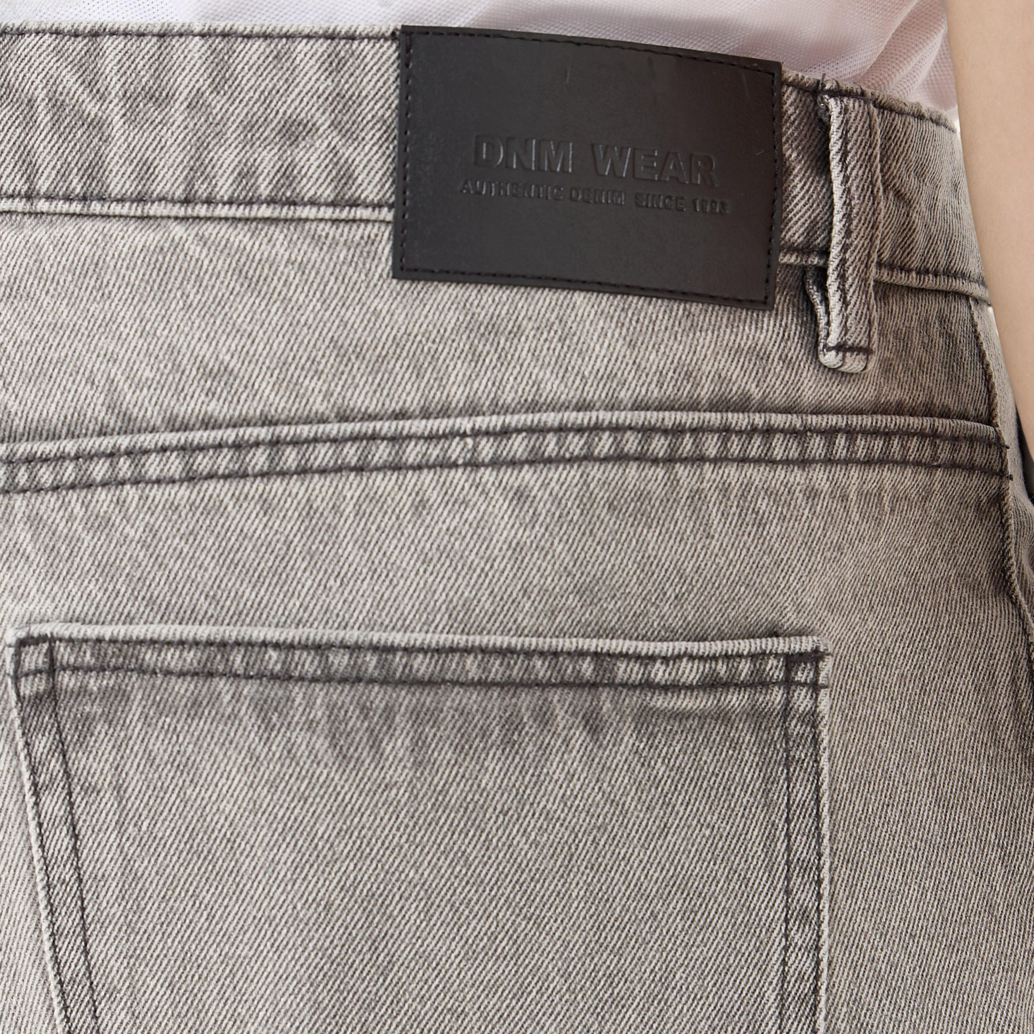 بنطلون جينز كارجو بقصة مستقيمة وخصر متوسط الارتفاع للرجال-men-clothing-bottoms-jeans-image-4