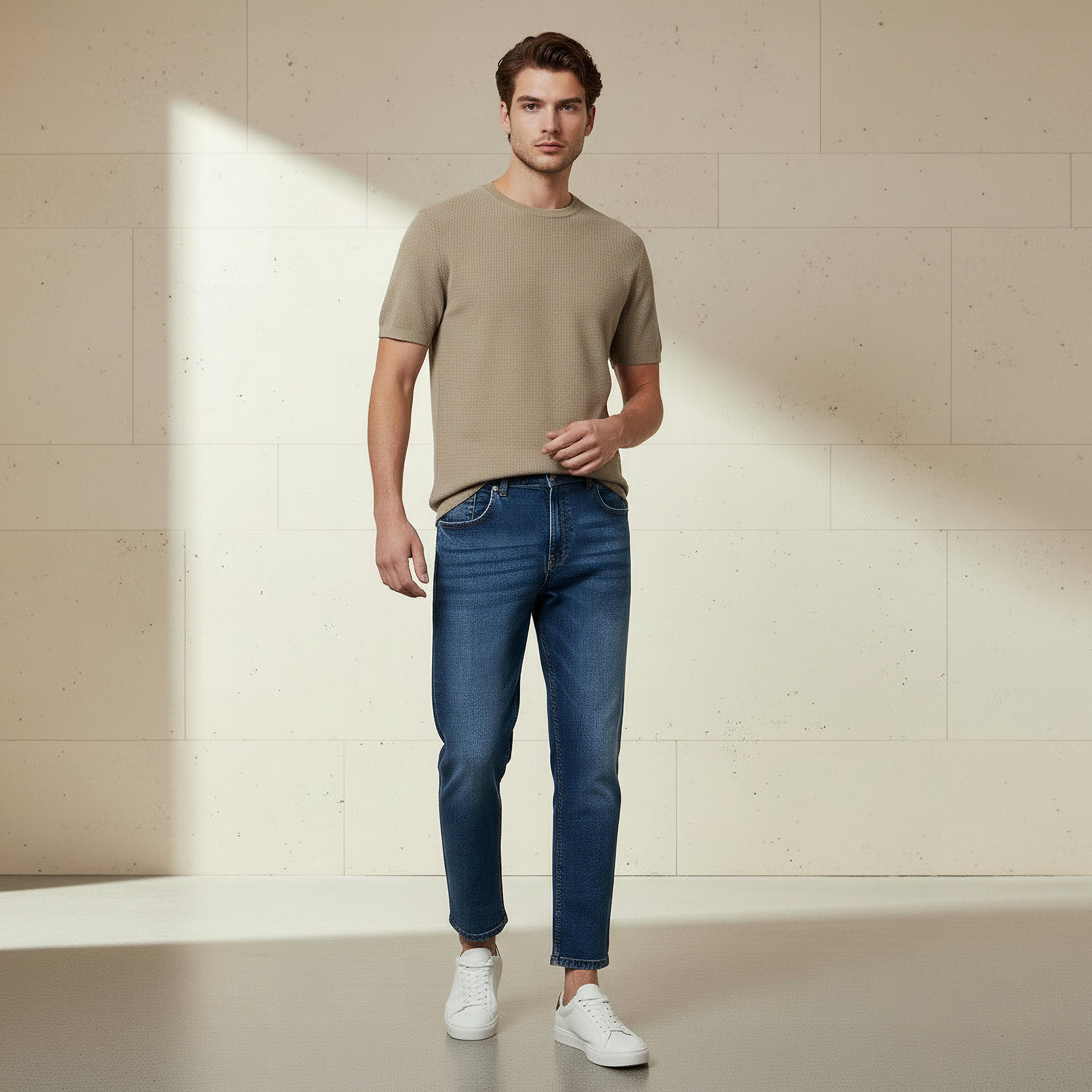 Men Regular Fit Mid-Rise Cropped Jeans-men-clothing-bottoms-jeans-image-2