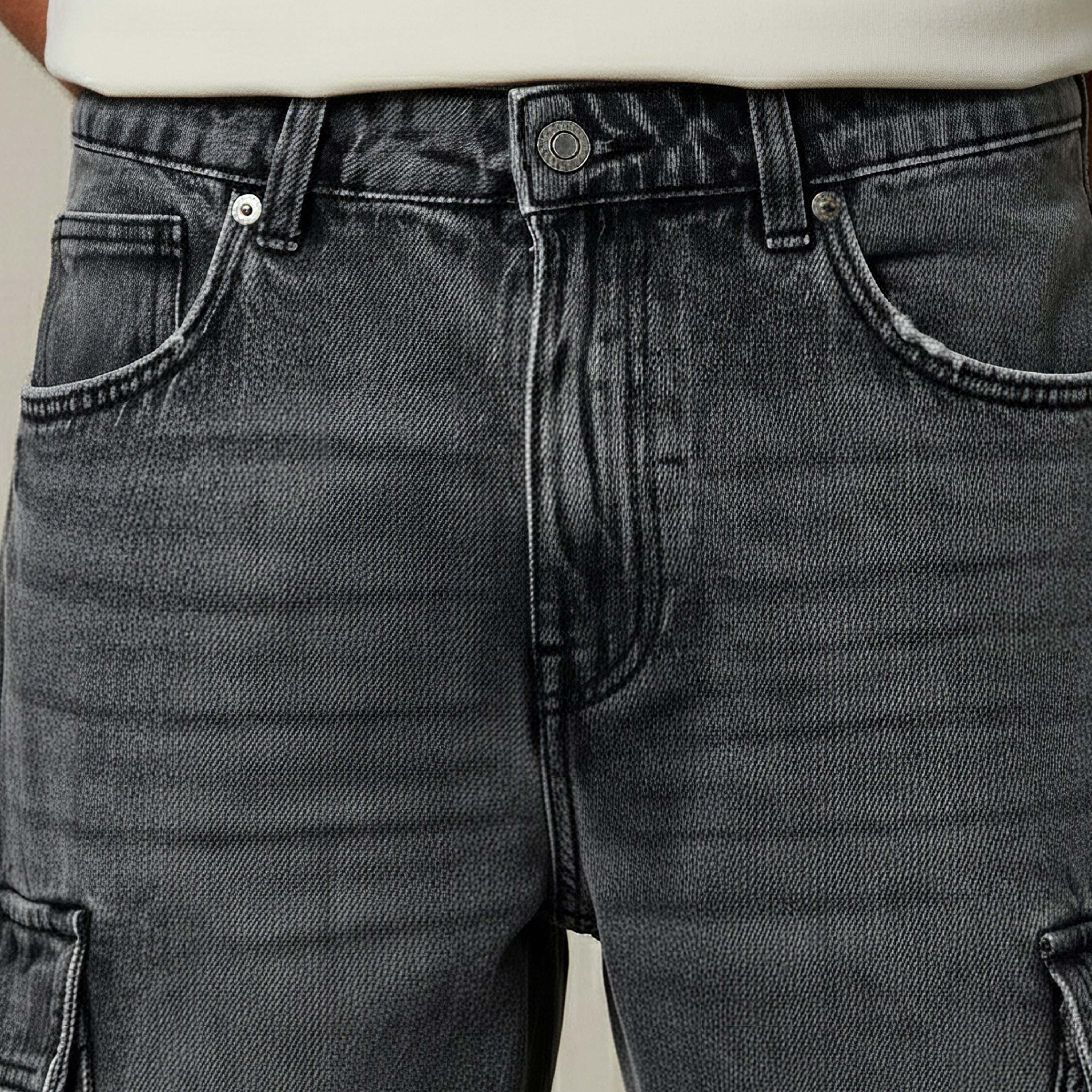 Men Regular Fit Mid-Rise Cargo Jeans-men-clothing-bottoms-jeans-image-4