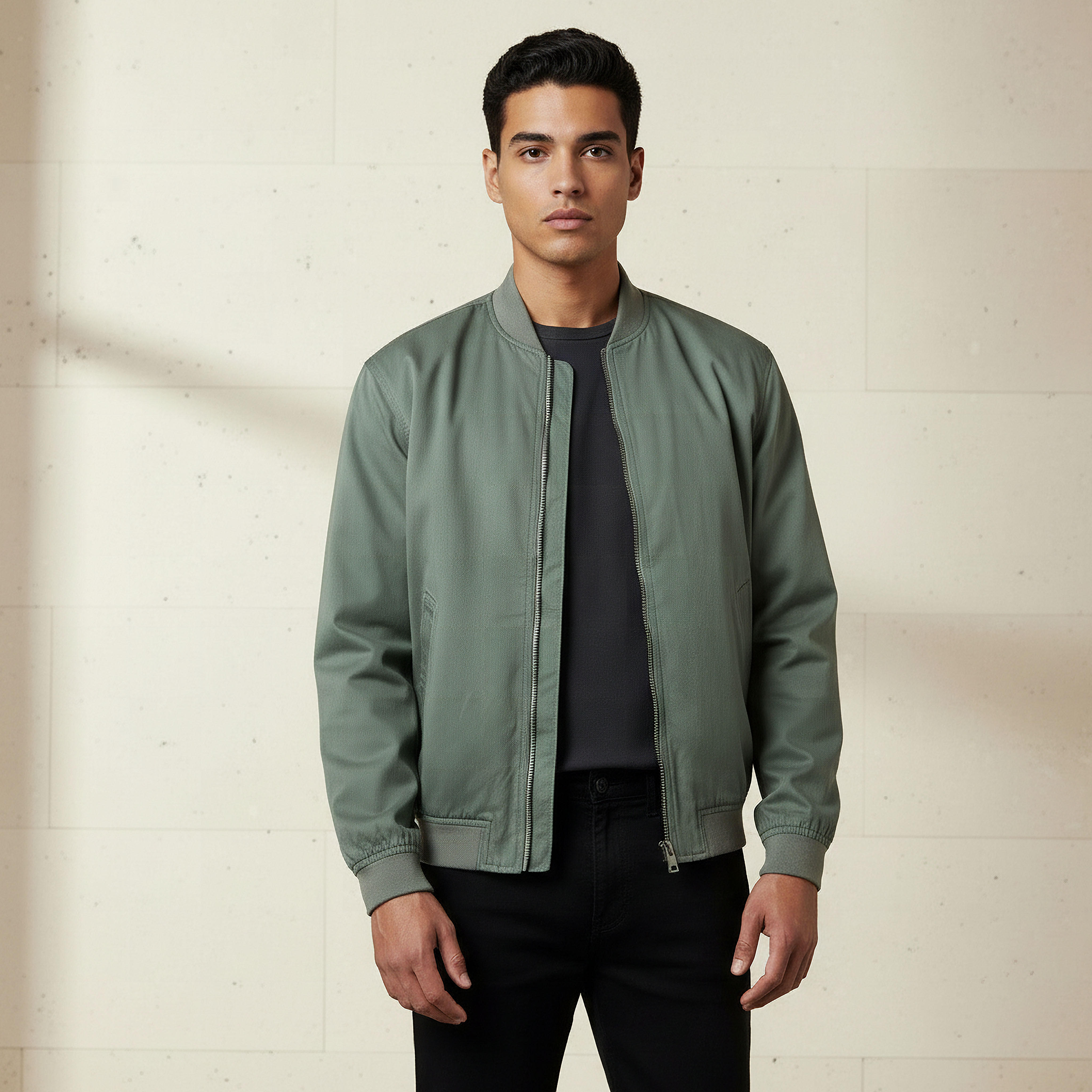 جاكيت بومبر رجالي تويل بقصة عادية-men-clothing-jacketsandblazers-jackets-image-4