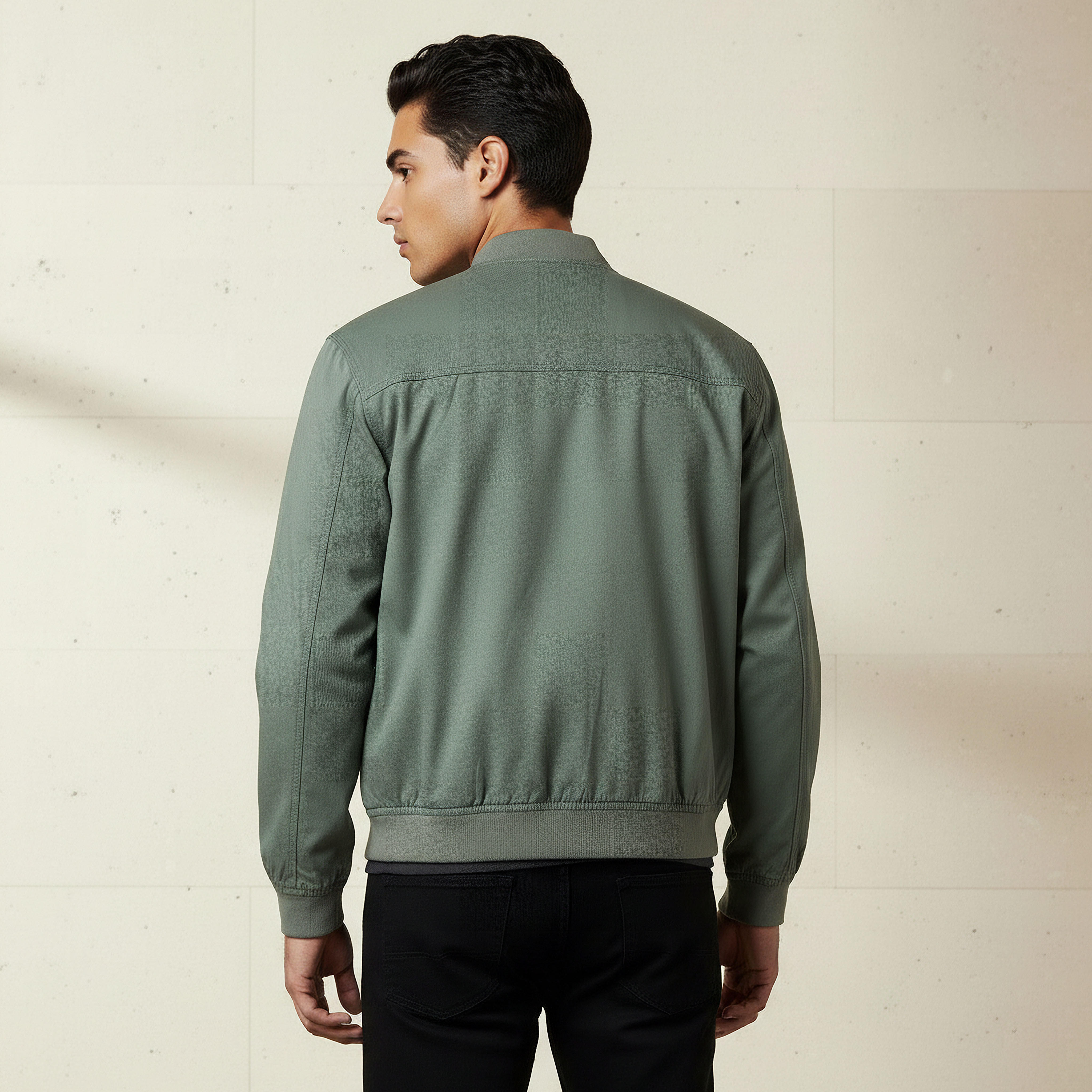 جاكيت بومبر رجالي تويل بقصة عادية-men-clothing-jacketsandblazers-jackets-image-2