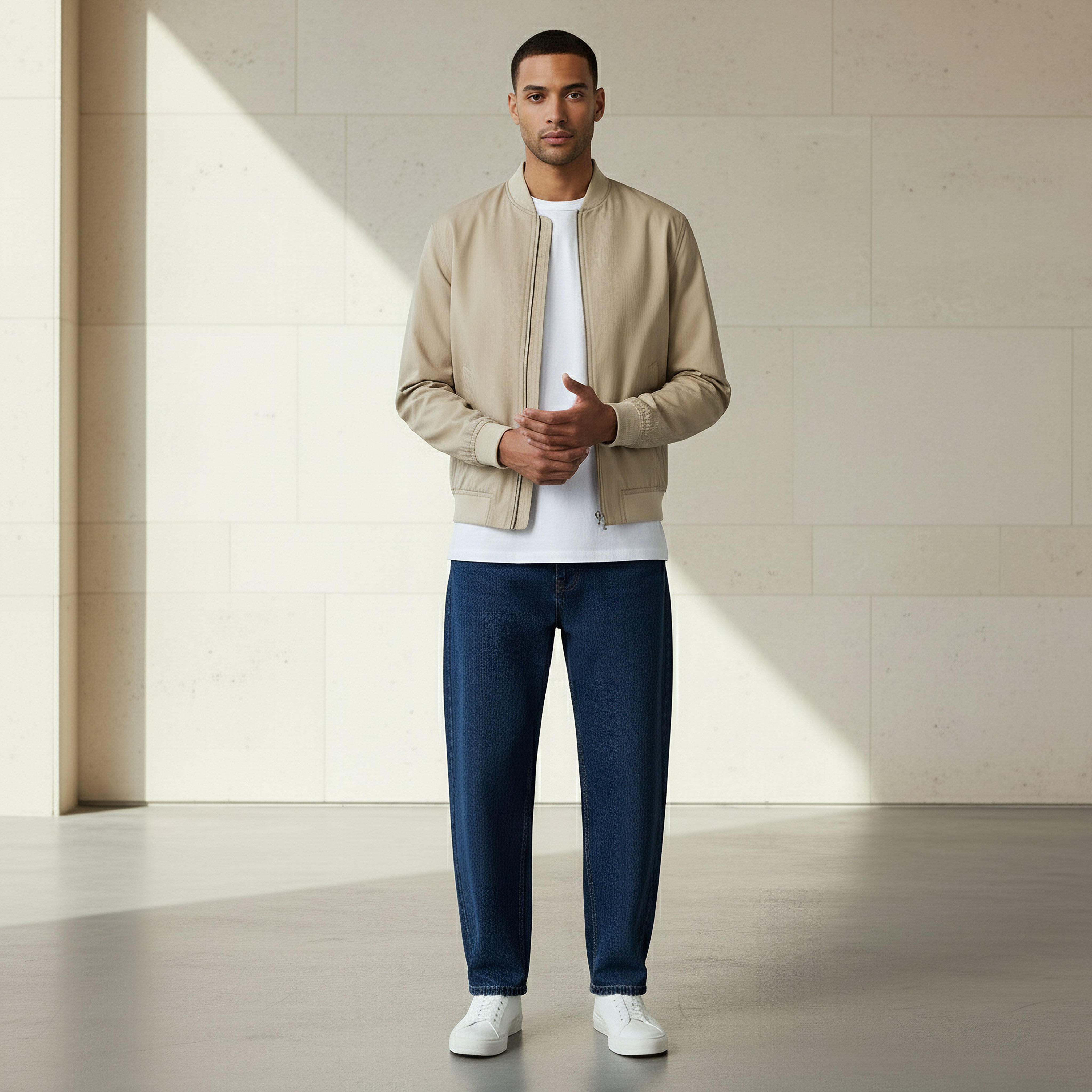 جاكيت بومبر رجالي تويل بقصة عادية-men-clothing-jacketsandblazers-jackets-image-3
