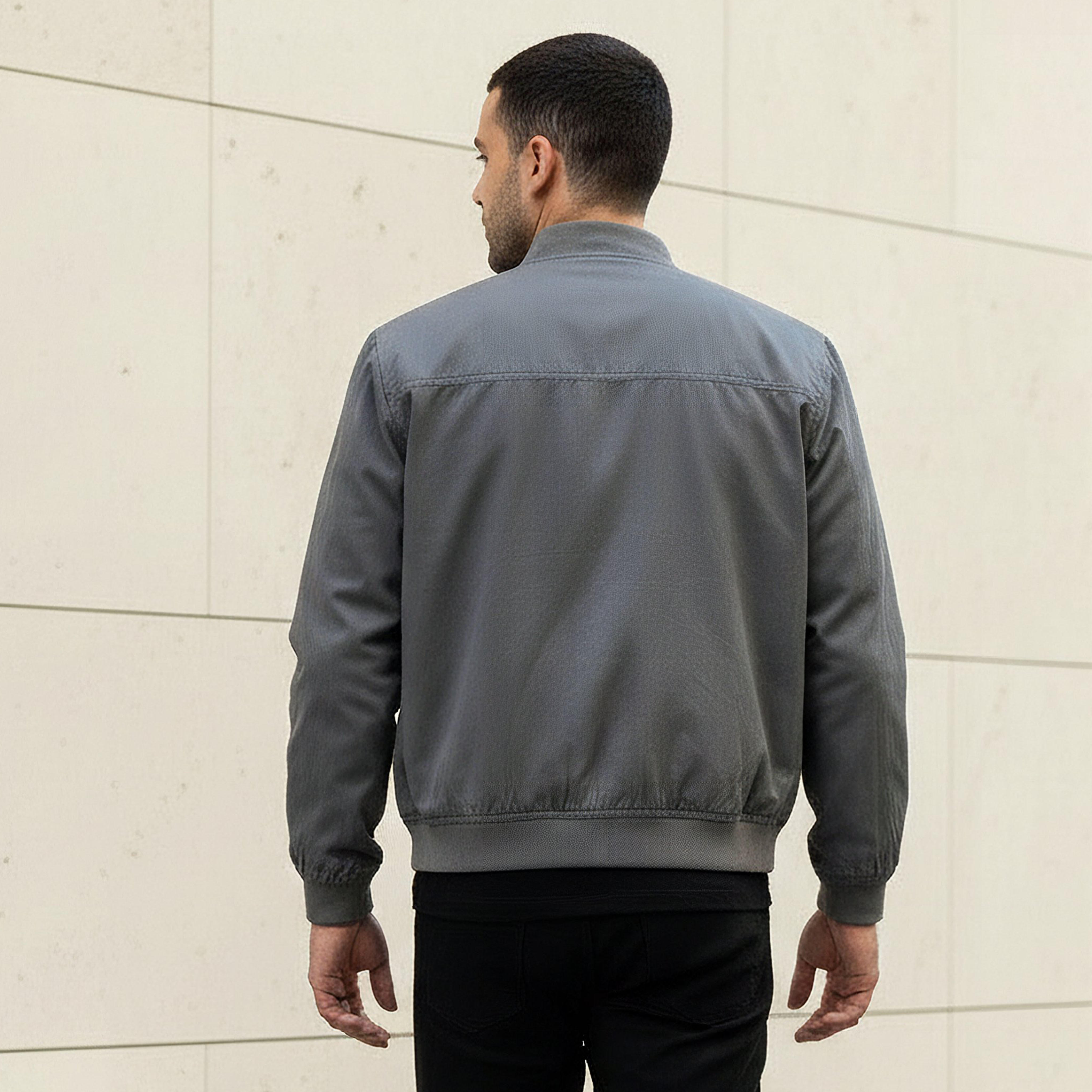 Men Regular Fit Twill Bomber Jacket-men-clothing-jacketsandblazers-jackets-image-3