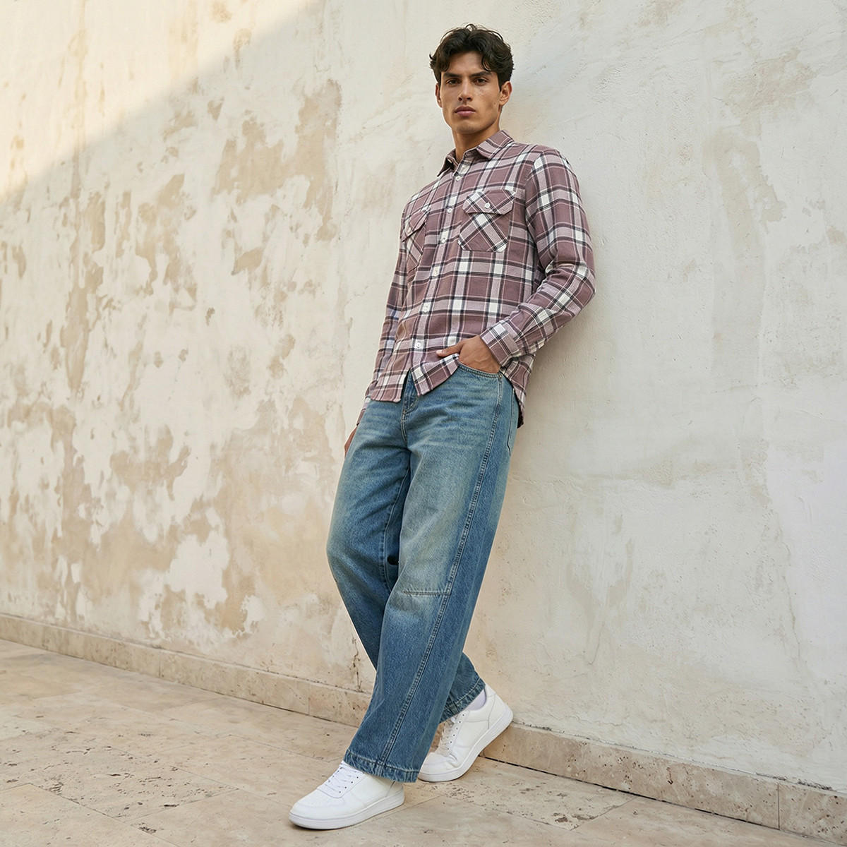 Men Baggy Fit Panelled Jeans-men-clothing-bottoms-jeans-image-3