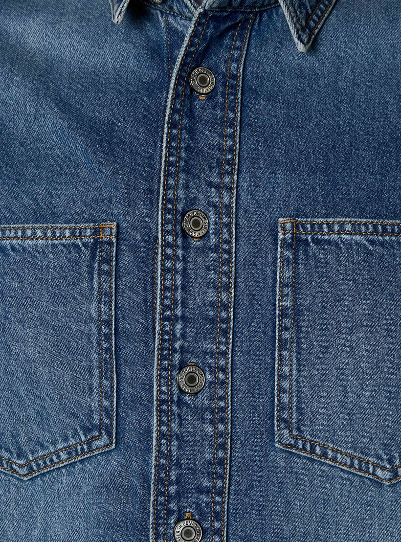 Men Regular Fit Collared Denim Long Sleeves Shirt-men-clothing-shirts-image-4