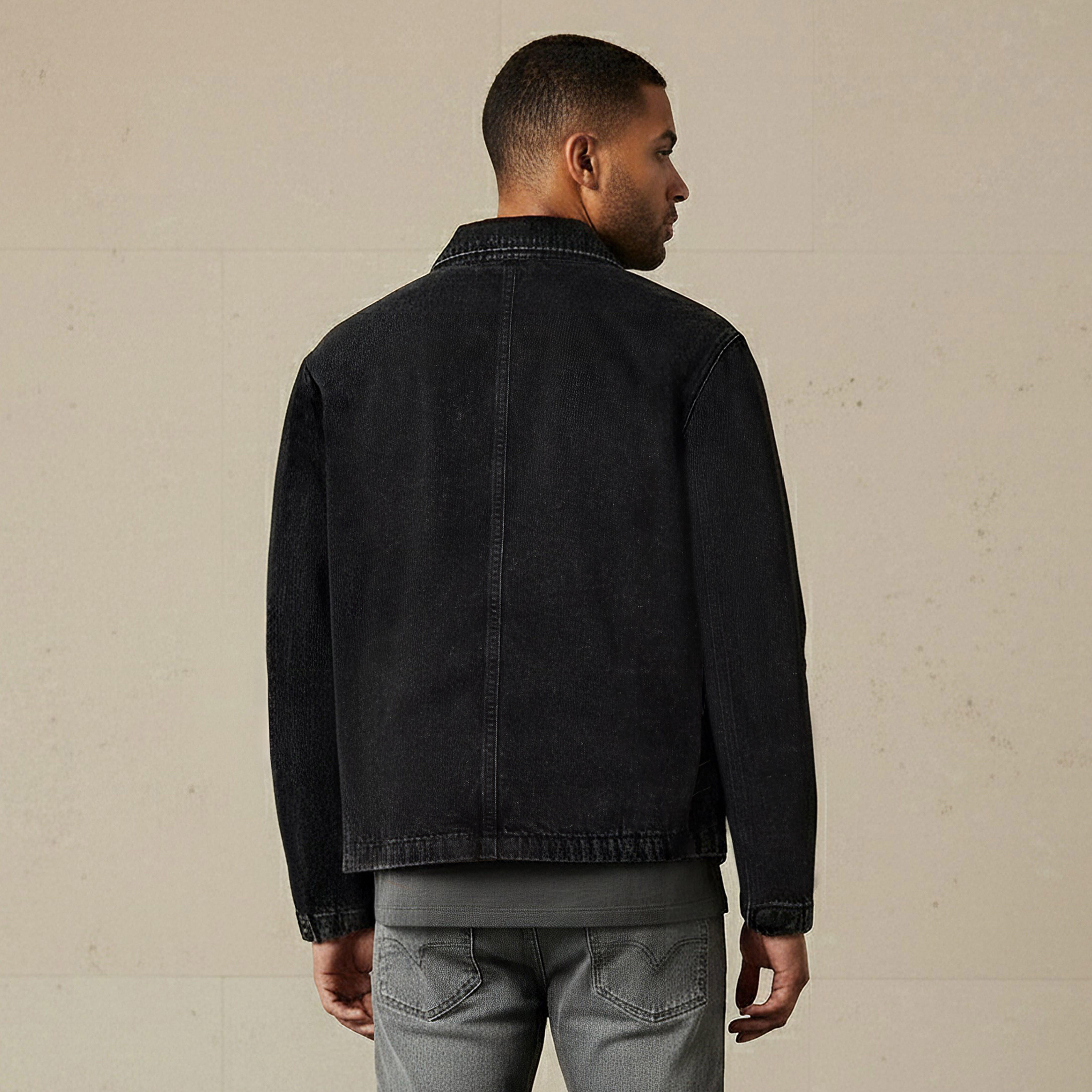 جاكيت دينم رجالي بسحاب وقصة عادية-men-clothing-jacketsandblazers-jackets-image-3