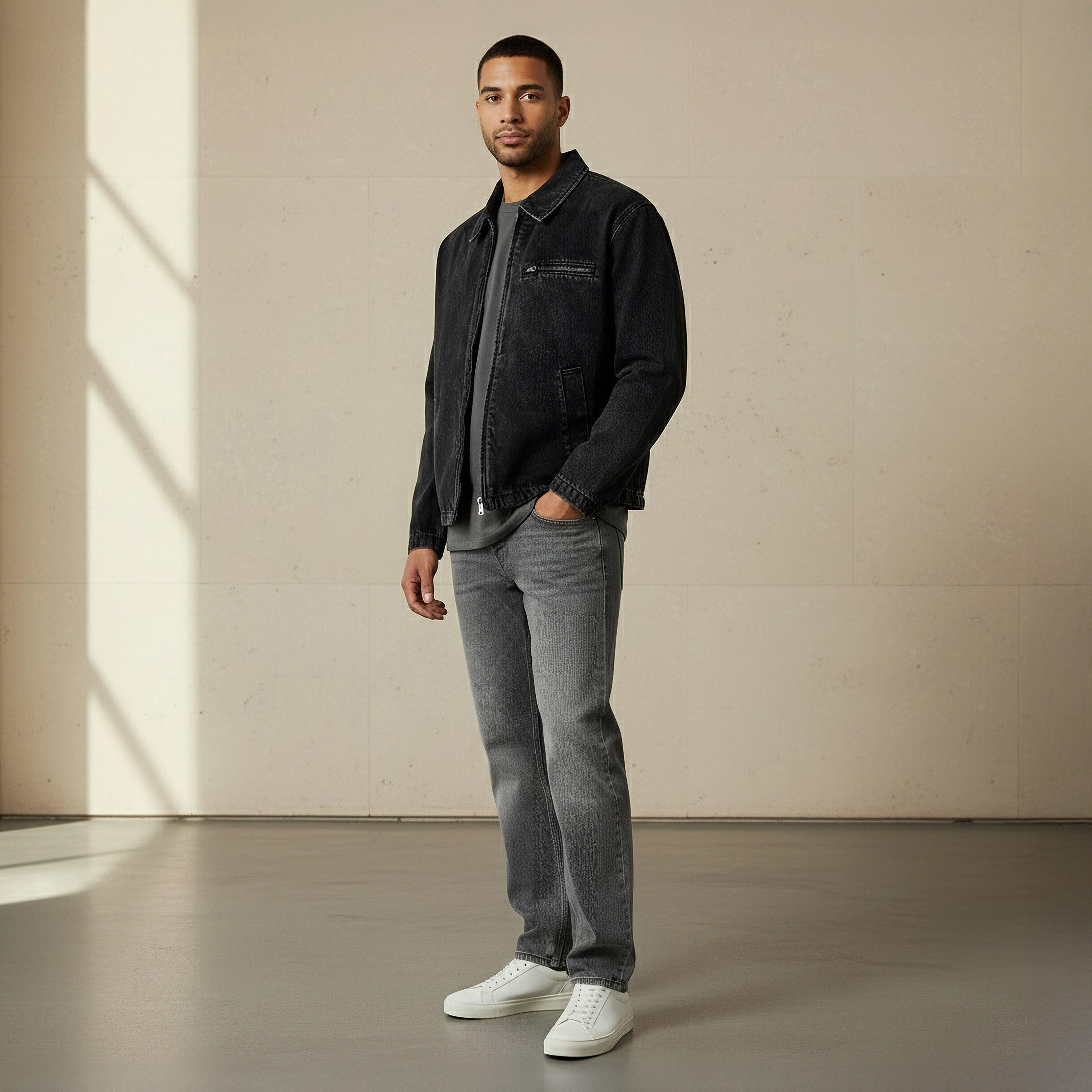 جاكيت دينم رجالي بسحاب وقصة عادية-men-clothing-jacketsandblazers-jackets-image-5