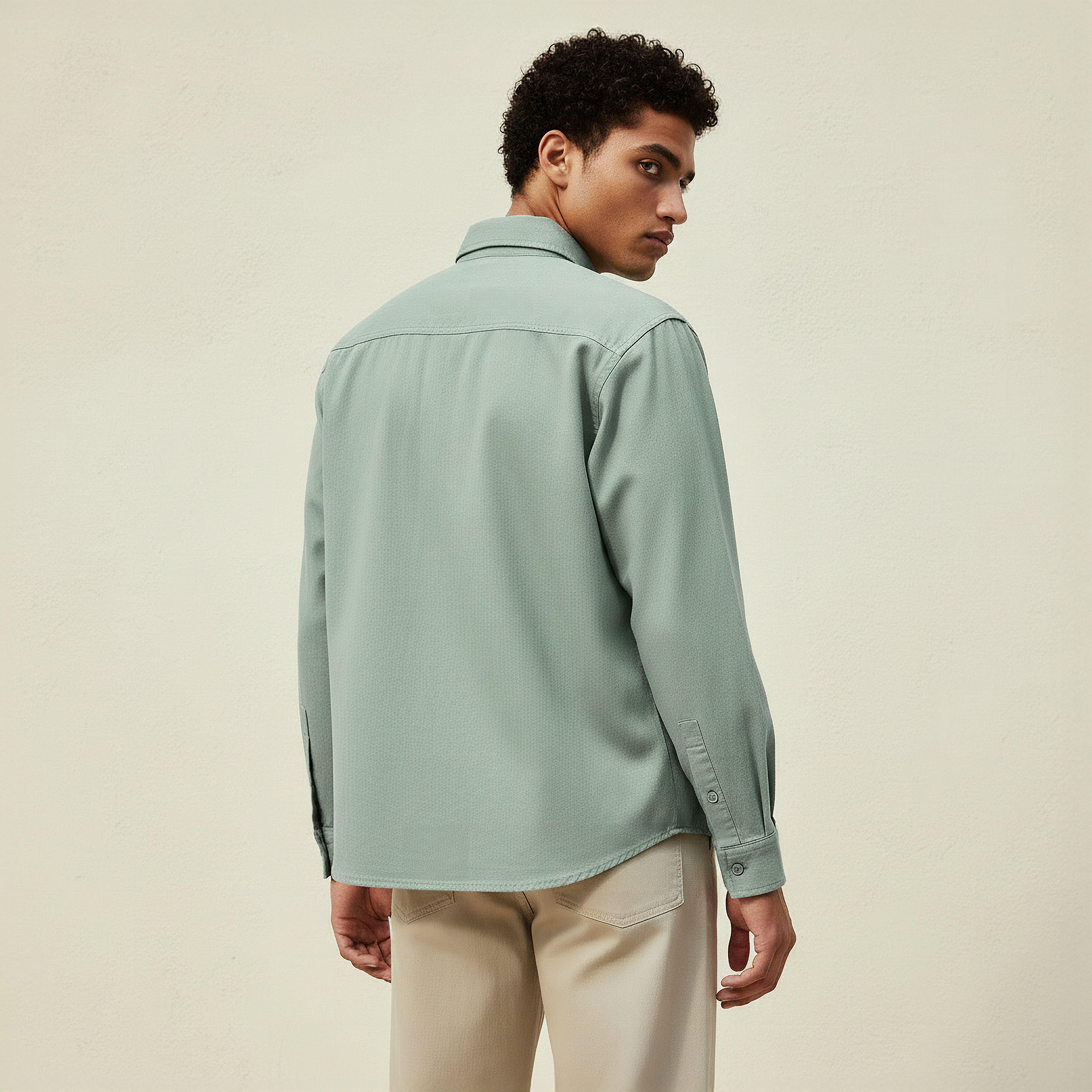 Men Regular Fit Twill Long Sleeves Shirt-men-clothing-shirts-image-4