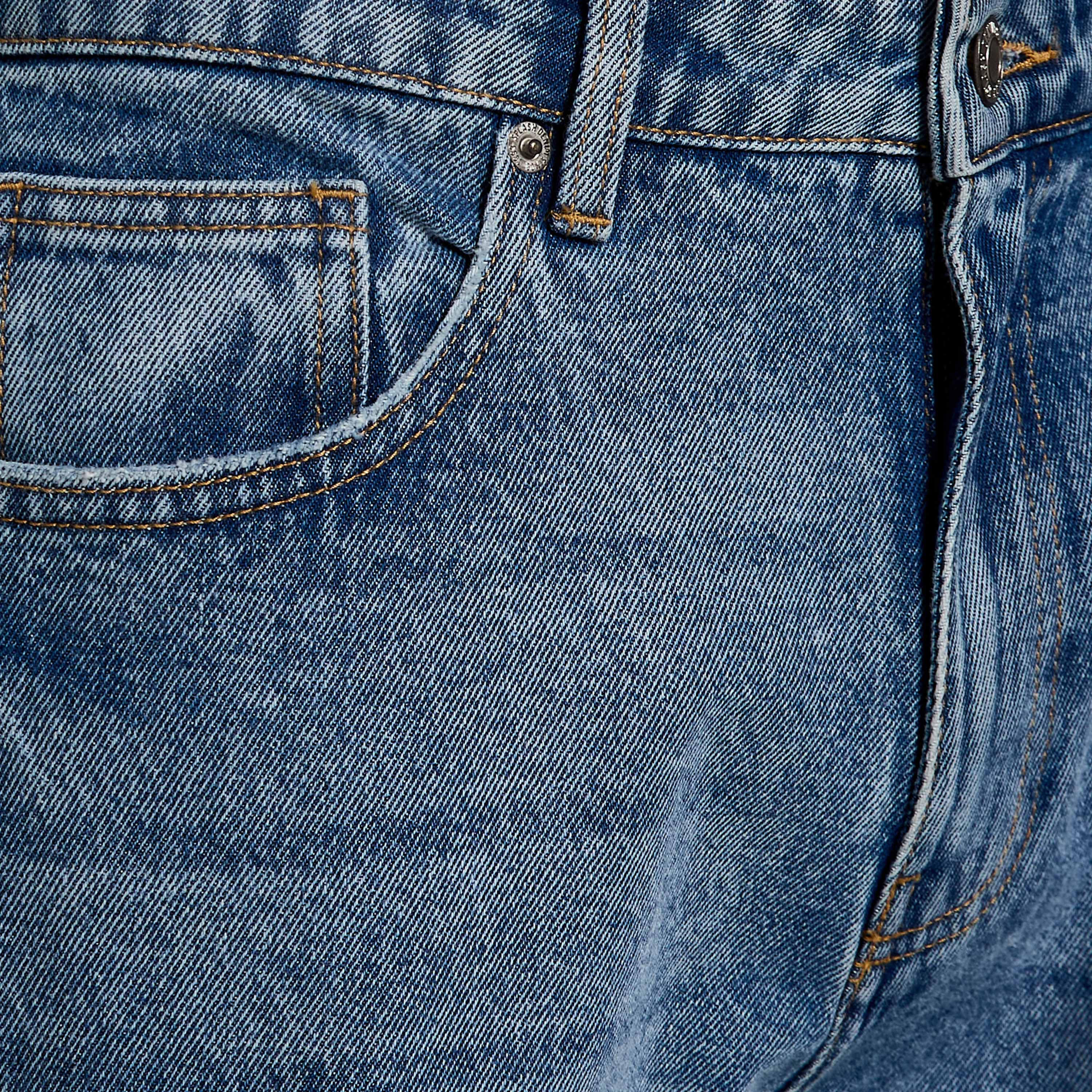 Men Regular Fit Mid-Rise Cargo Jeans-men-clothing-bottoms-jeans-image-2