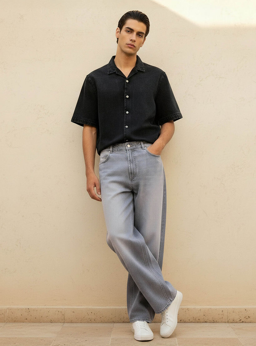 Men Baggy Fit Mid-Rise Jeans-men-clothing-bottoms-jeans-image-3