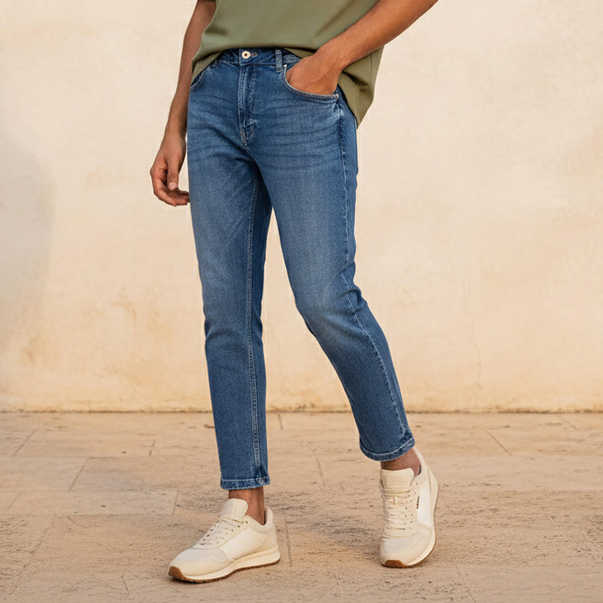 Men Slim Fit Mid-Rise Jeans-men-clothing-bottoms-jeans-image-1