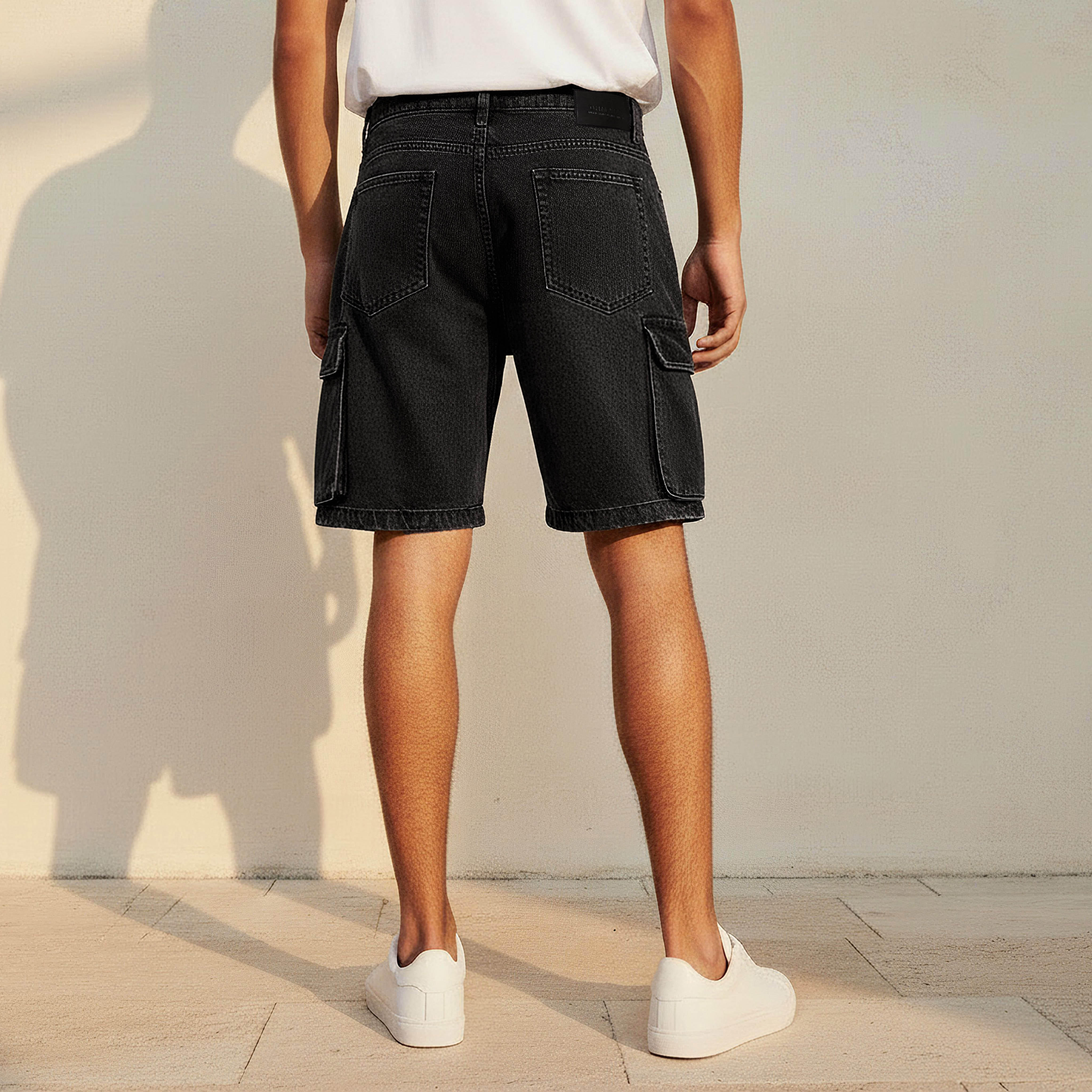 Men Regular Fit Shorts Cotton-men-clothing-bottoms-shorts-image-4