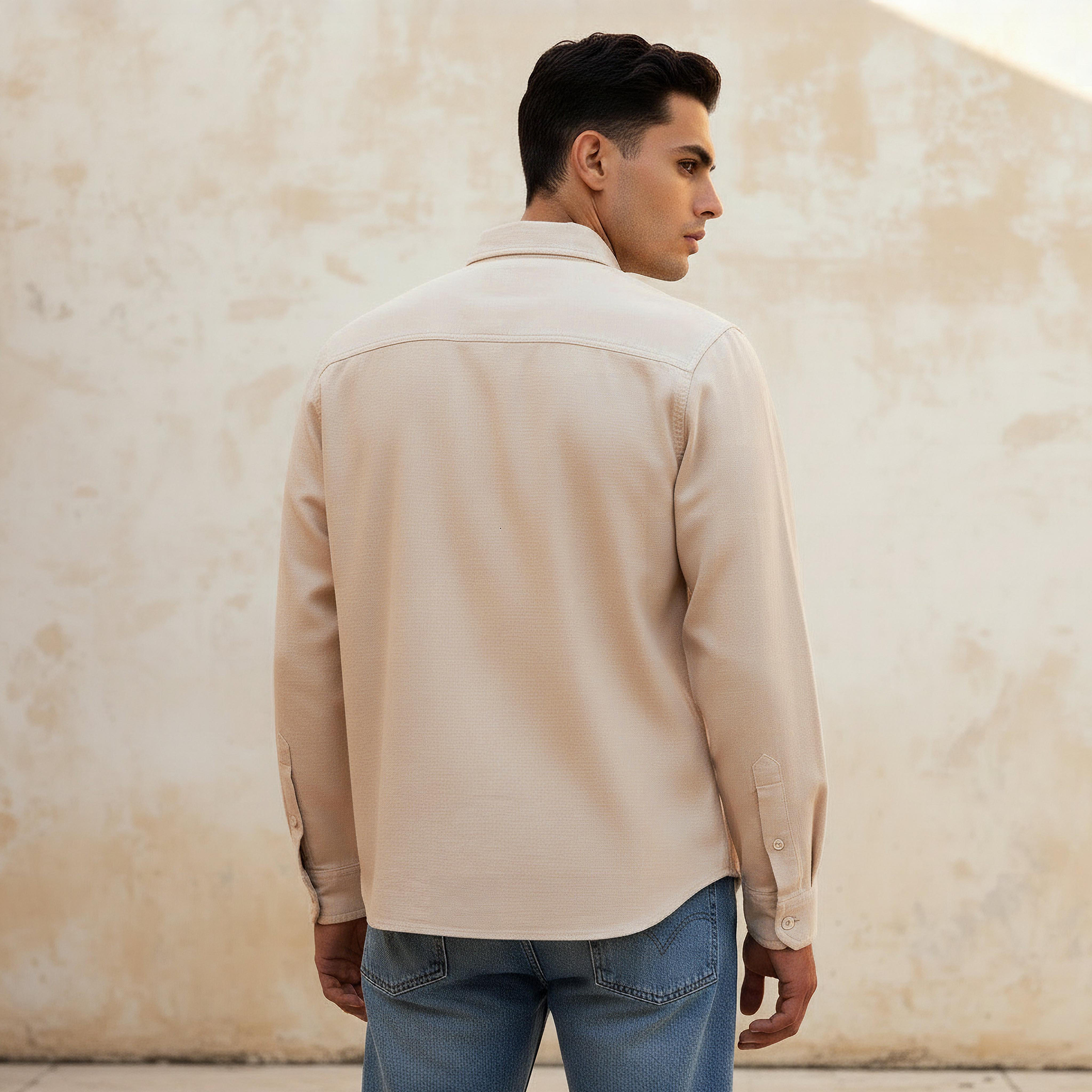 Men Regular Fit Collared Long Sleeve Shirt-PROMO_SP_SA_2FOR149_110625-image-4