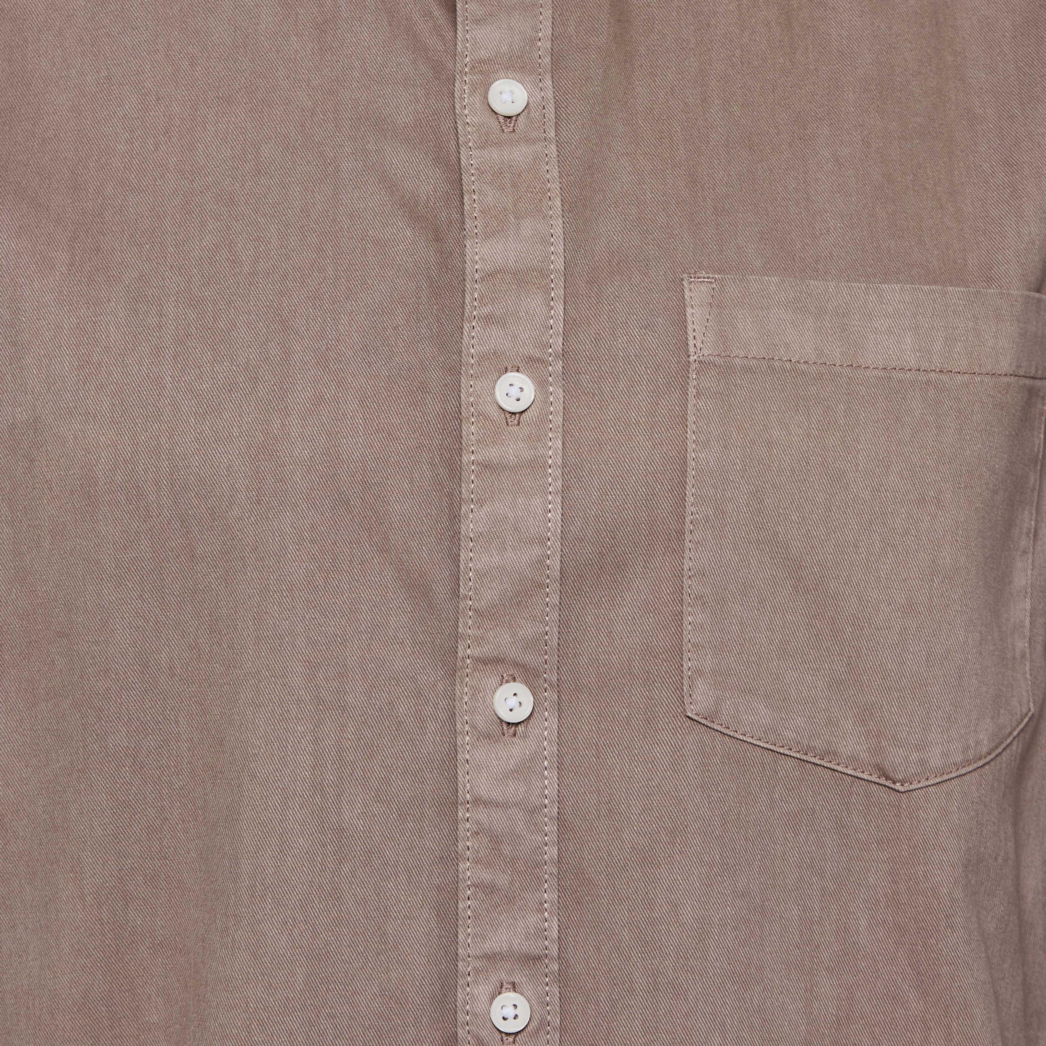 Men Regular Fit Button-Down Collar Long Sleeves Denim Shirt-men-clothing-shirts-image-2