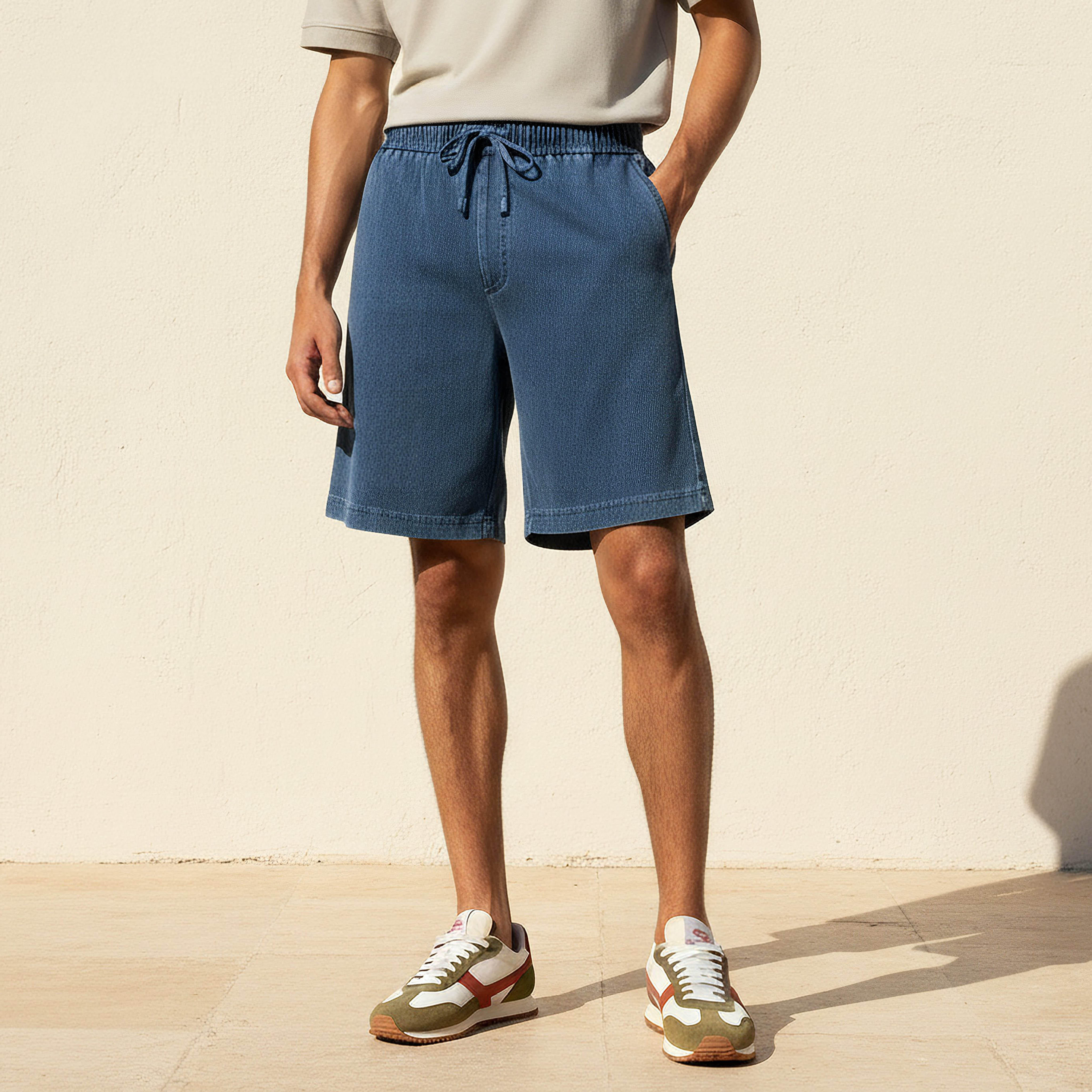 Men Regular Fit Shorts Cotton-men-clothing-bottoms-shorts-image-1