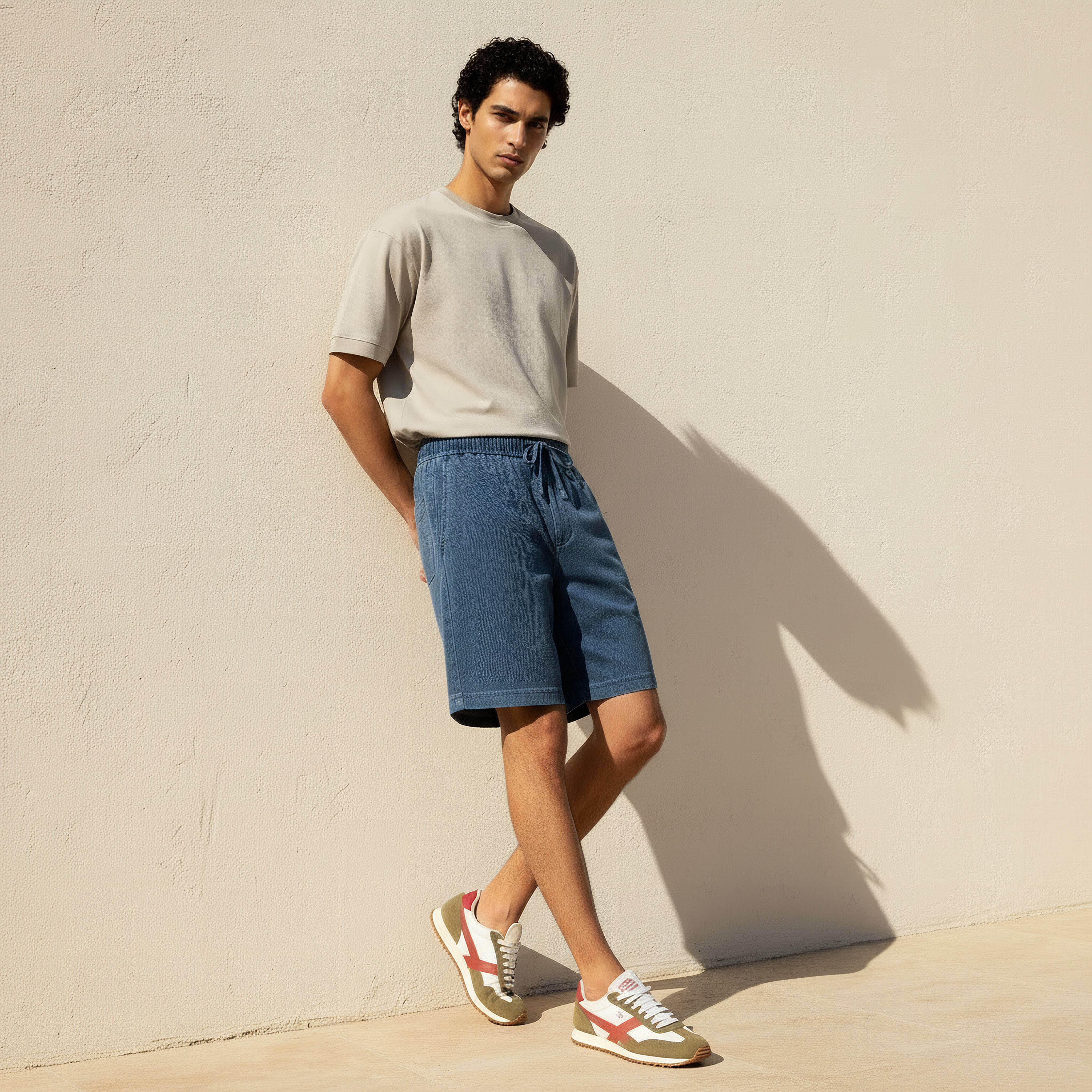 Men Regular Fit Shorts Cotton-men-clothing-bottoms-shorts-image-3