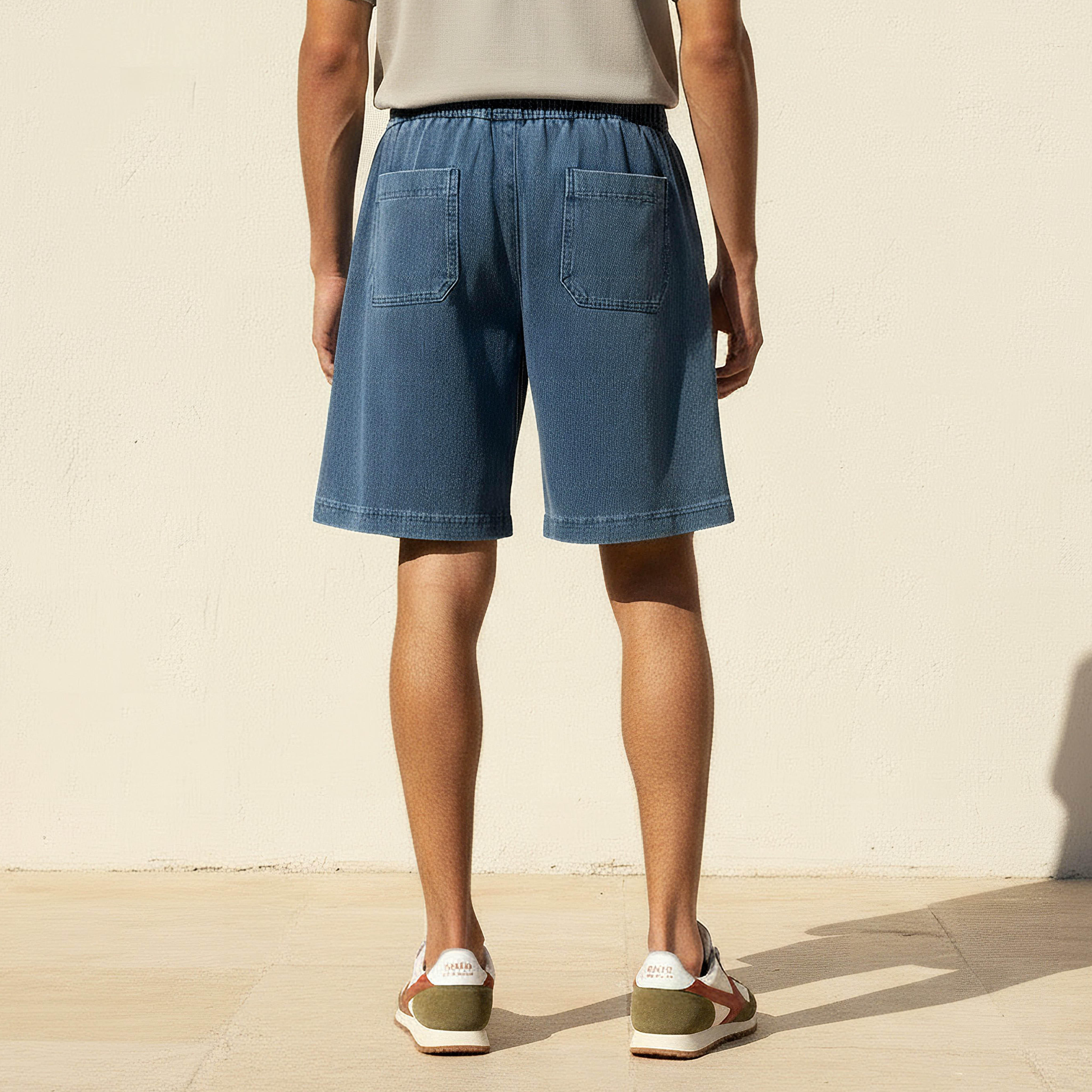 Men Regular Fit Shorts Cotton-men-clothing-bottoms-shorts-image-4