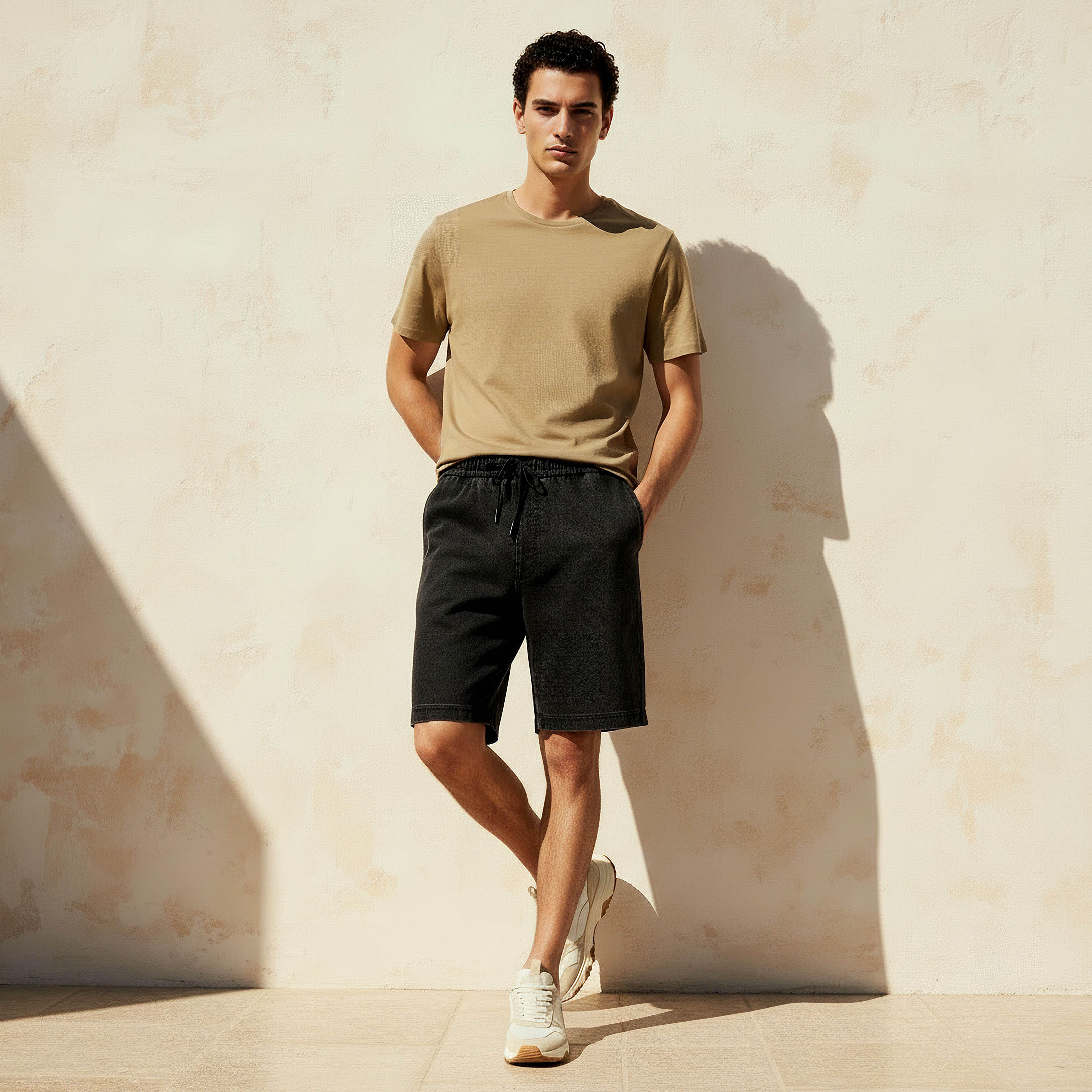 Men Regular Fit Shorts Cotton-men-clothing-bottoms-shorts-image-3